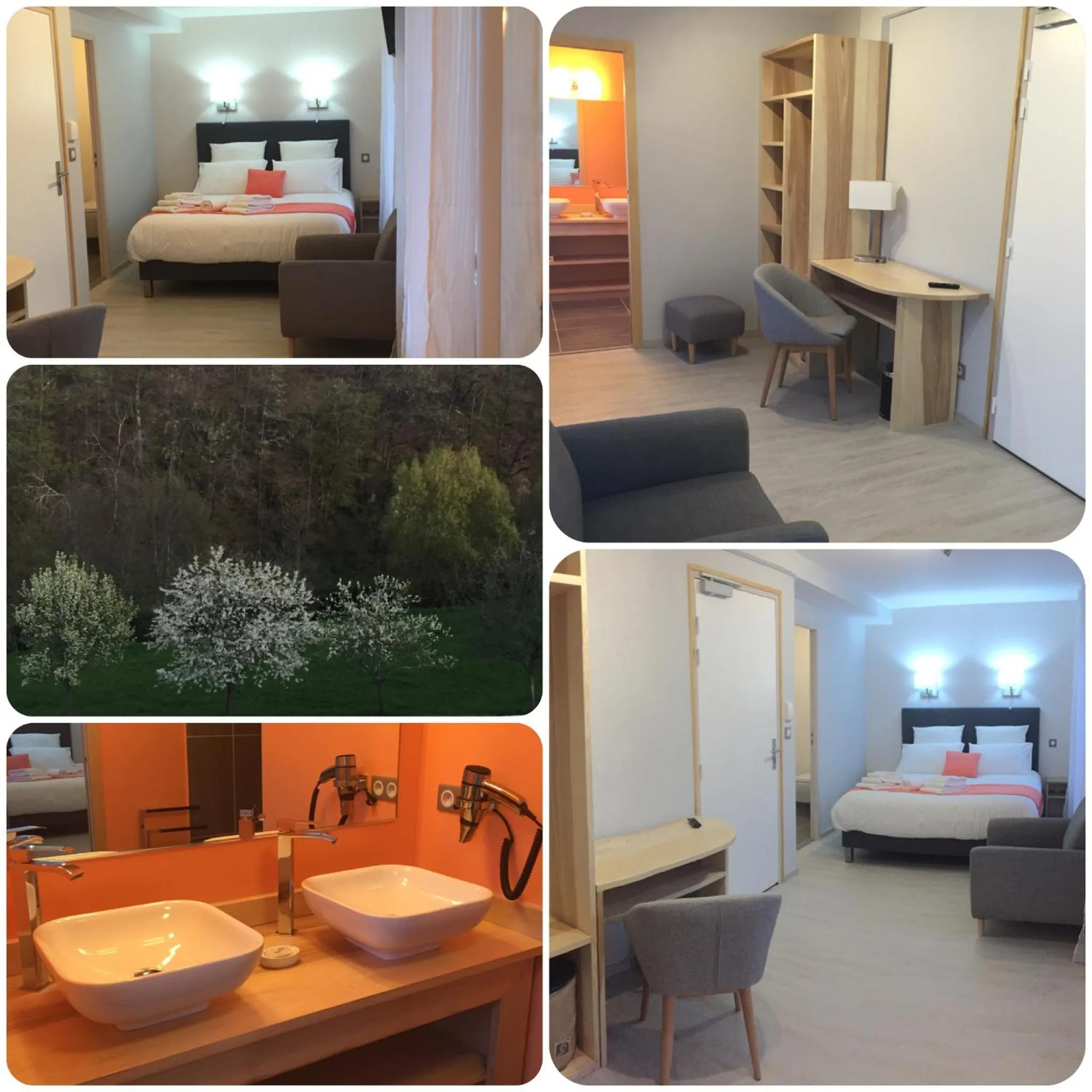 Photo of the whole room, Bed in Hôtel du Bout du Monde