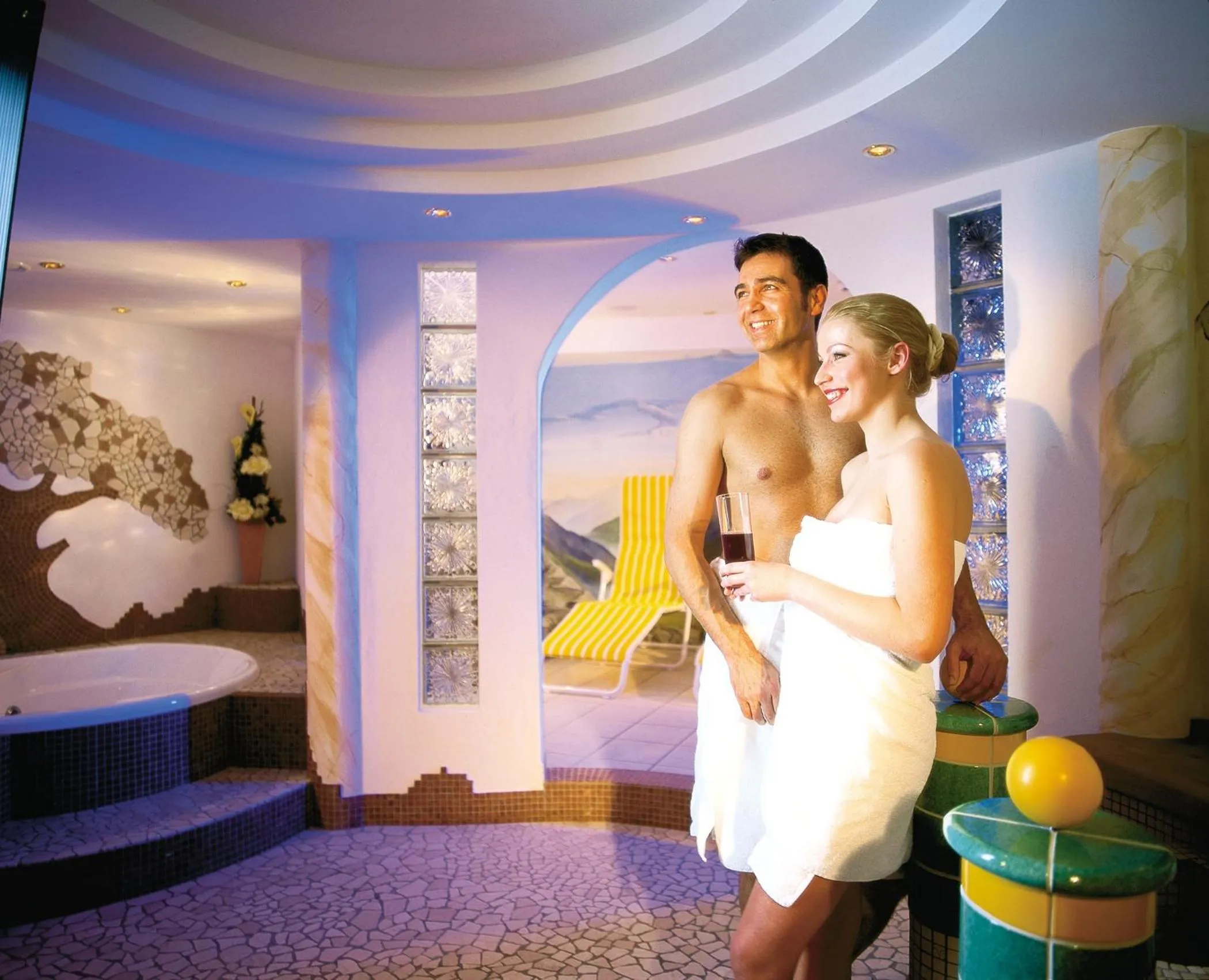 People, Bed in Hotel Garni Waldschlössl