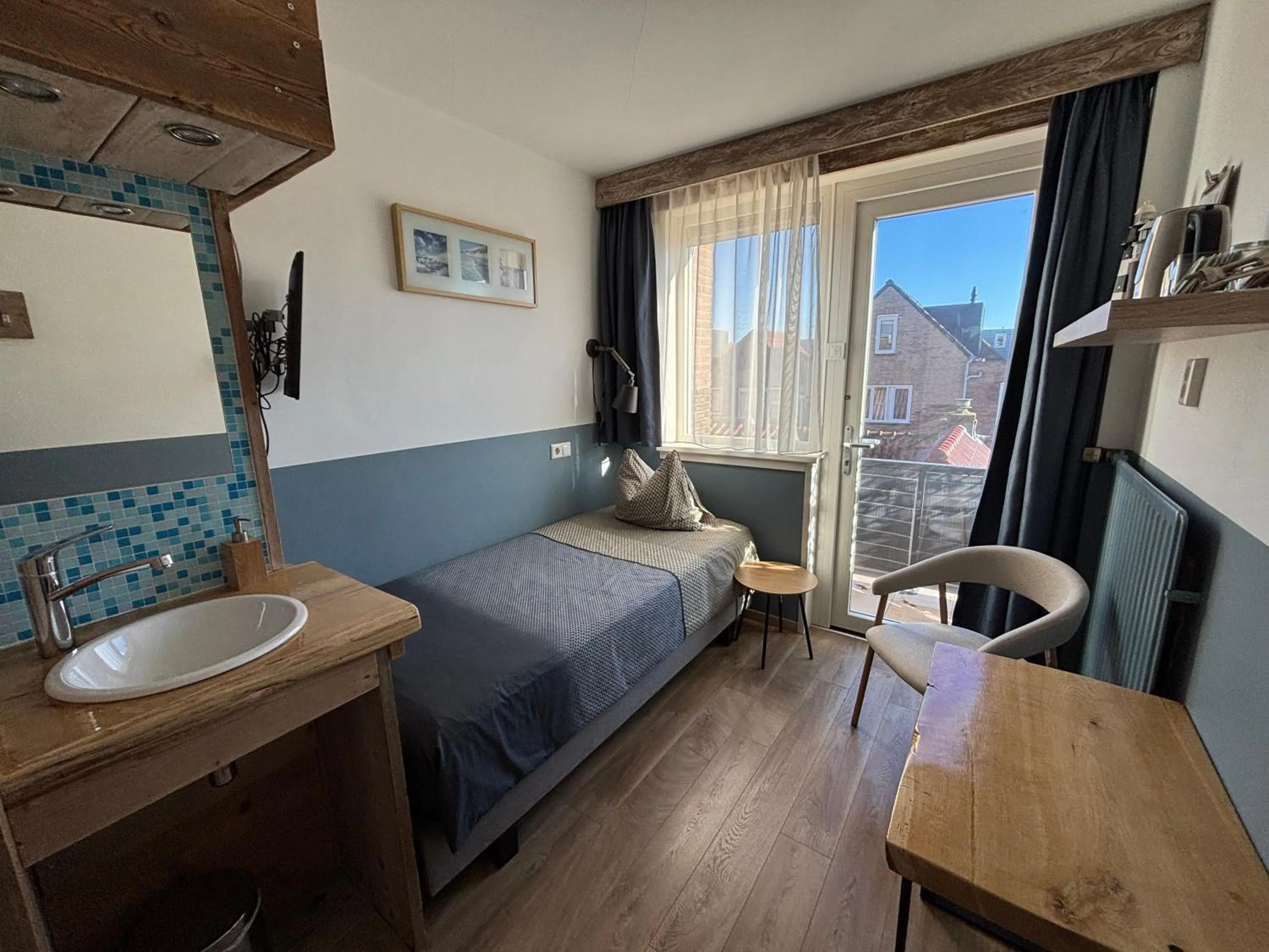 Inner courtyard view, Bed in Bed&Breakfast aan Strand