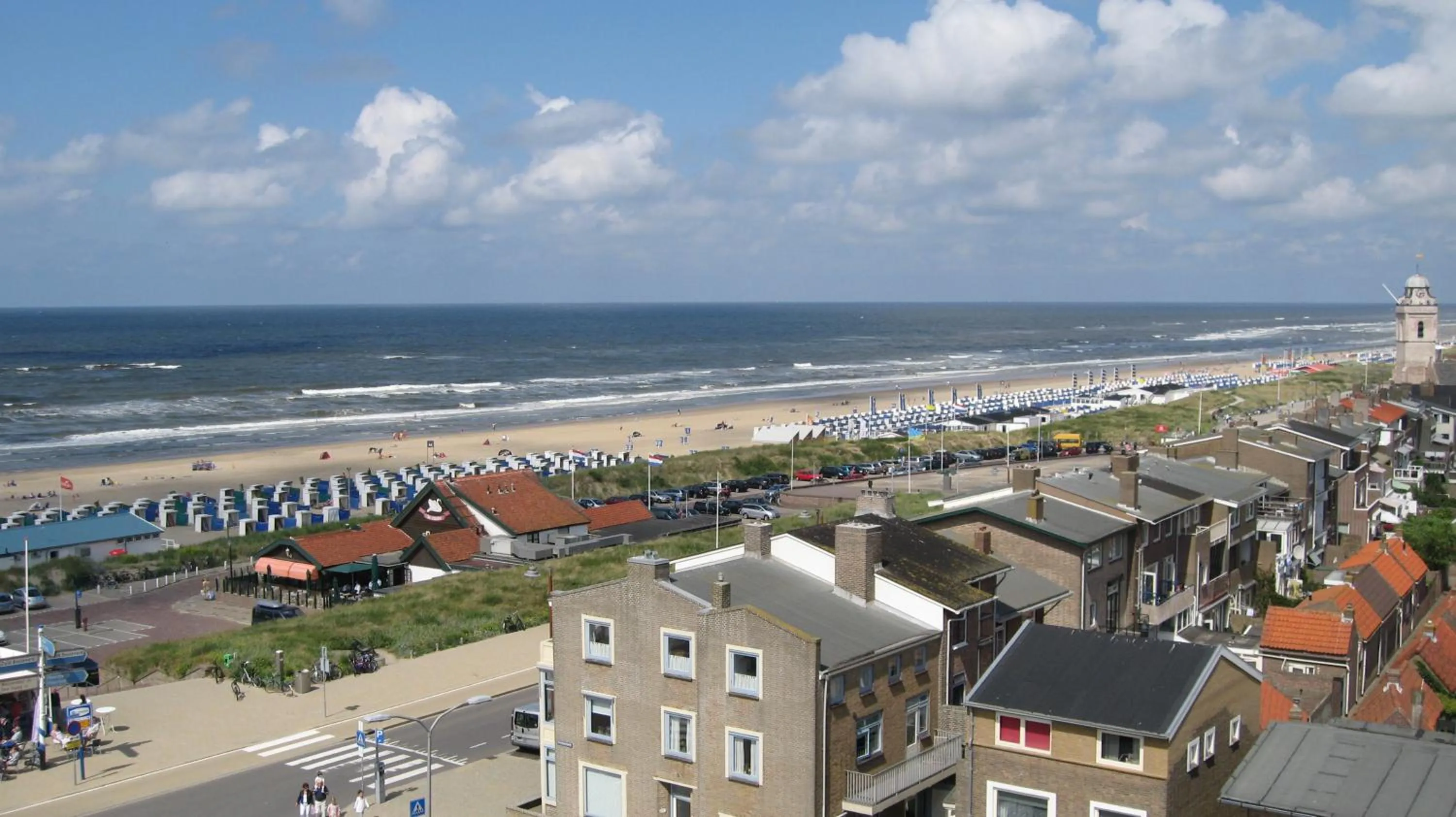 Bird's eye view in Bed&Breakfast aan Strand
