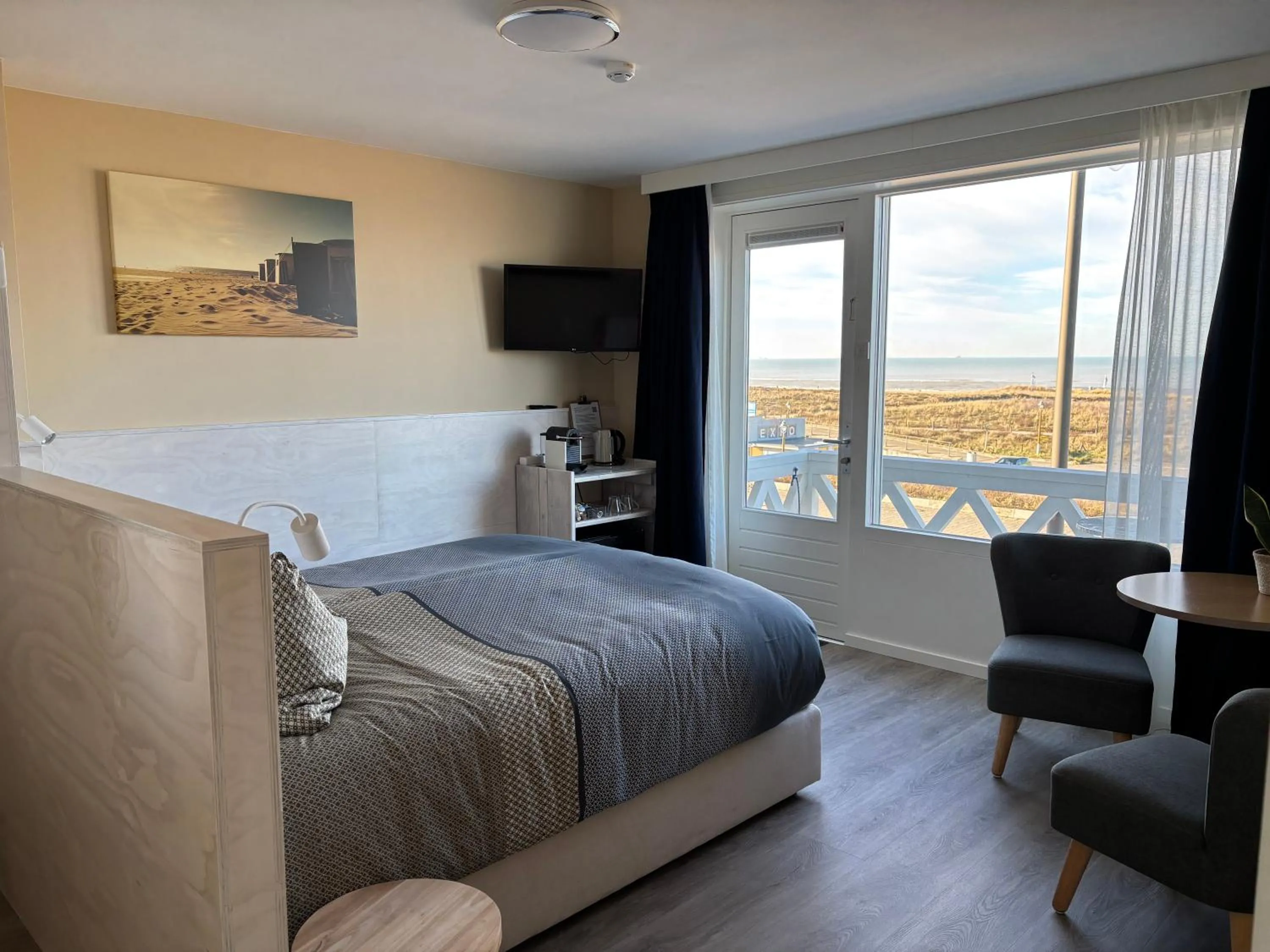 Bed in Bed&Breakfast aan Strand