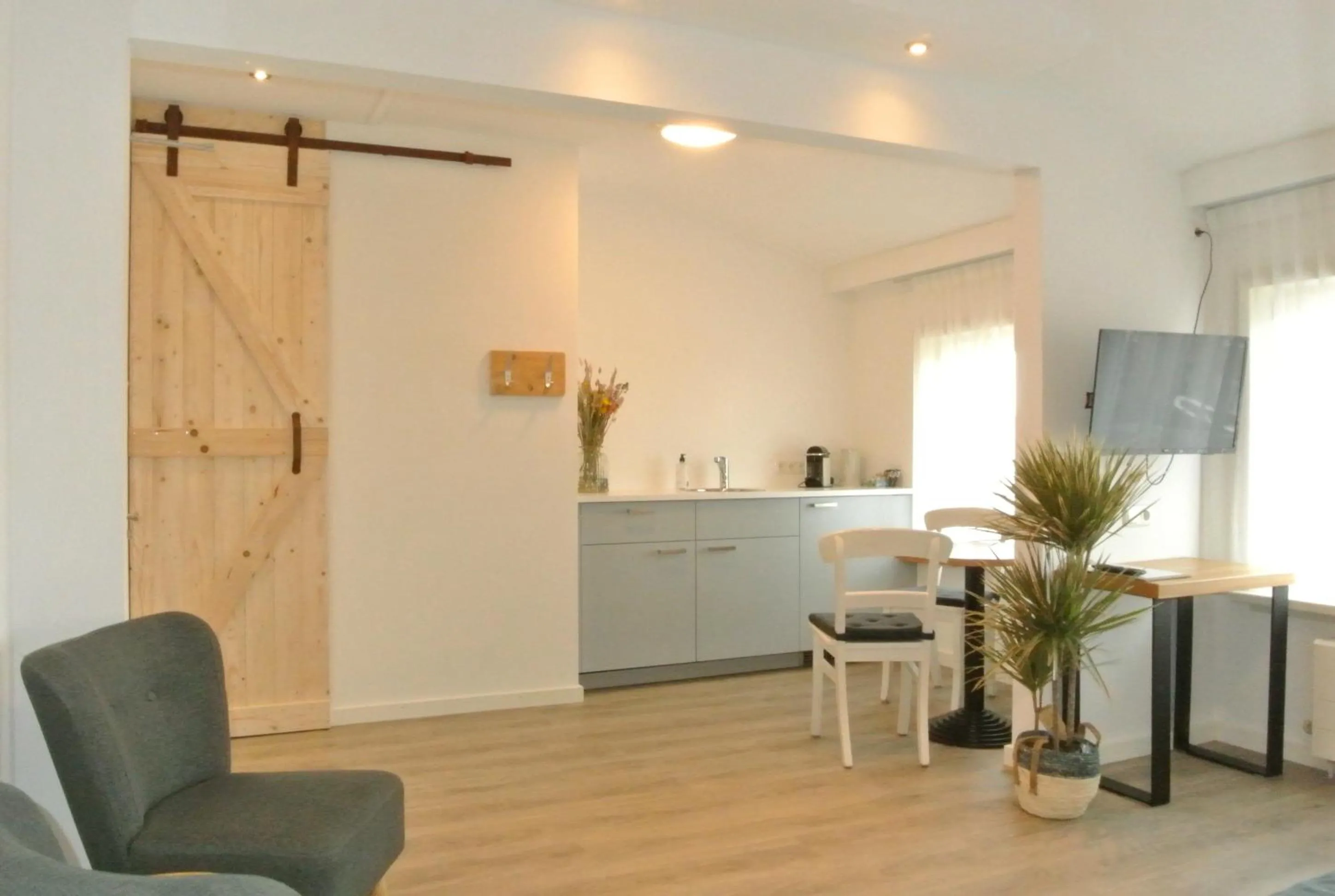 Kitchen or kitchenette in Bed&Breakfast aan Strand