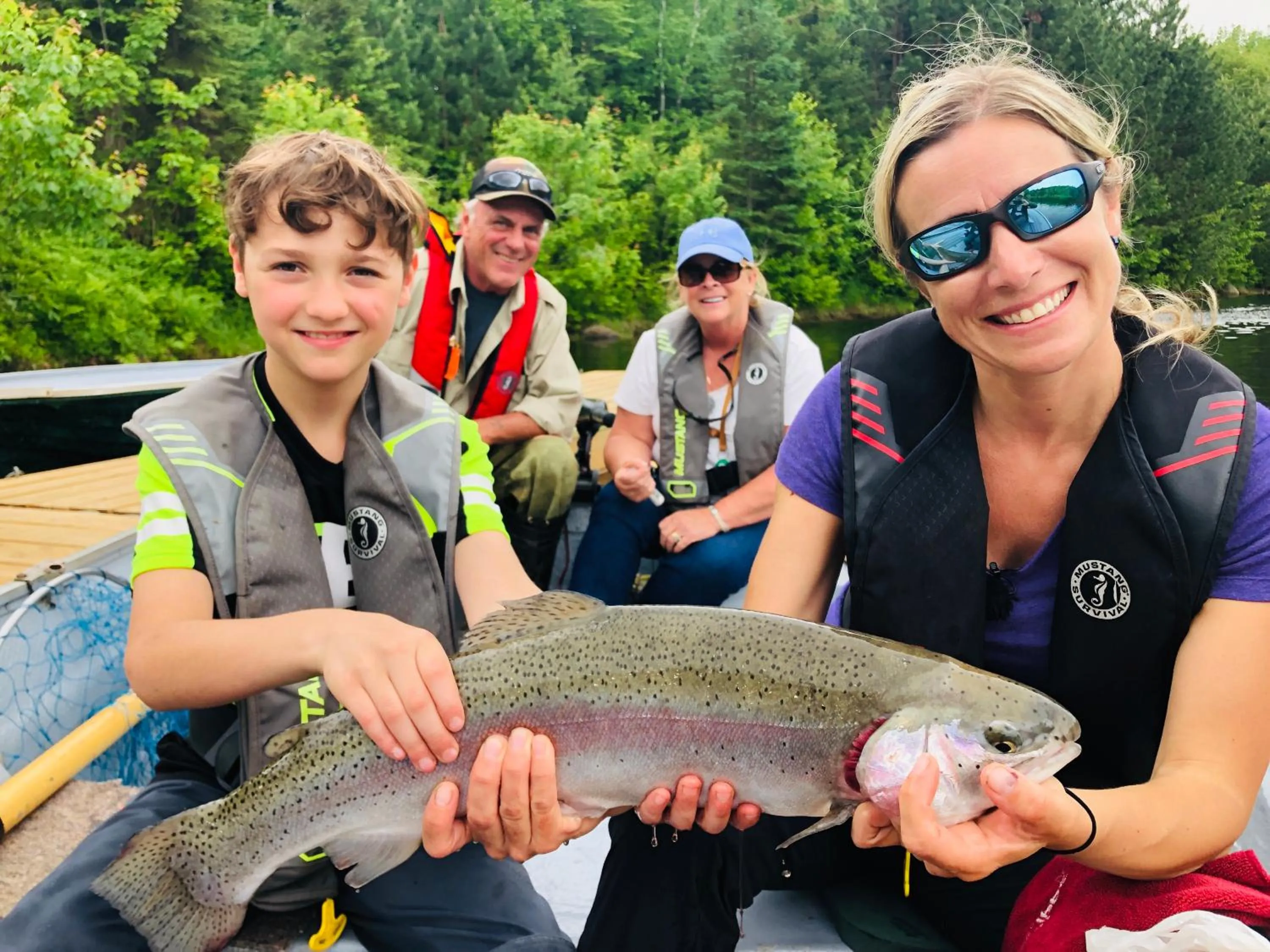 Fishing in Pourvoirie du Lac Blanc