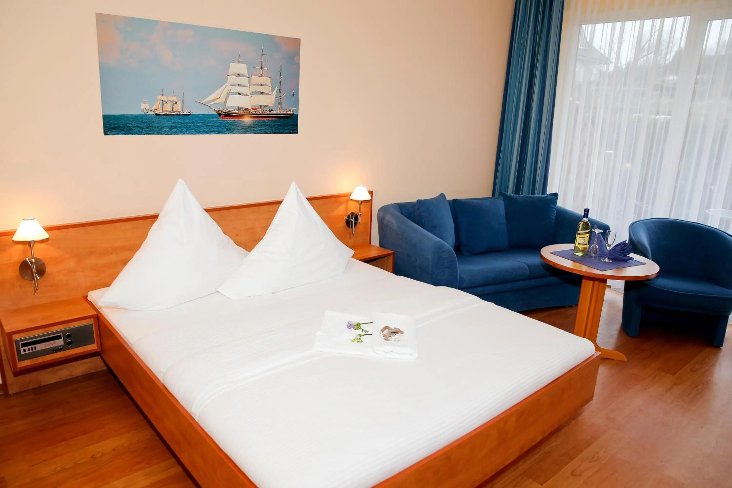 Bed in Landhaus Am Grün