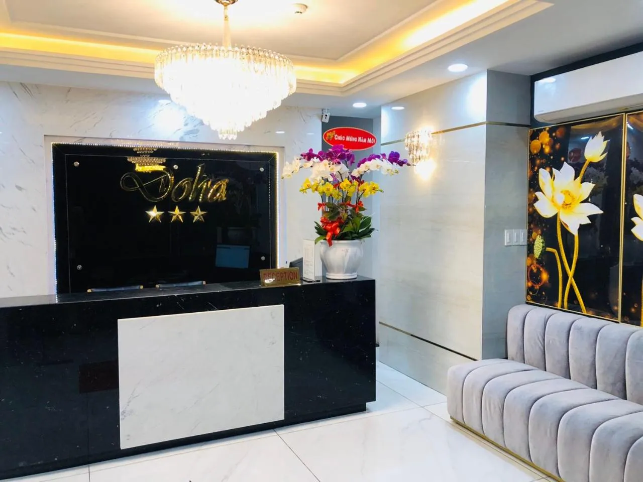 Lobby or reception in Doha 2 Hotel Saigon Airport