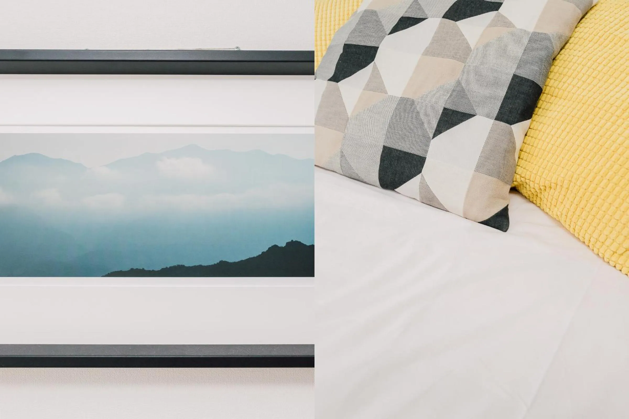 Decorative detail, Bed in Nanba West Sakuragawa Station Apartment