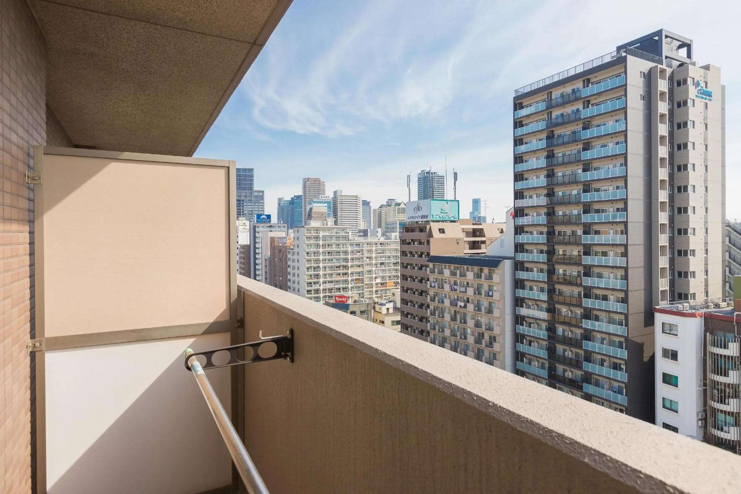 Balcony/Terrace in Nanba West Sakuragawa Station Apartment