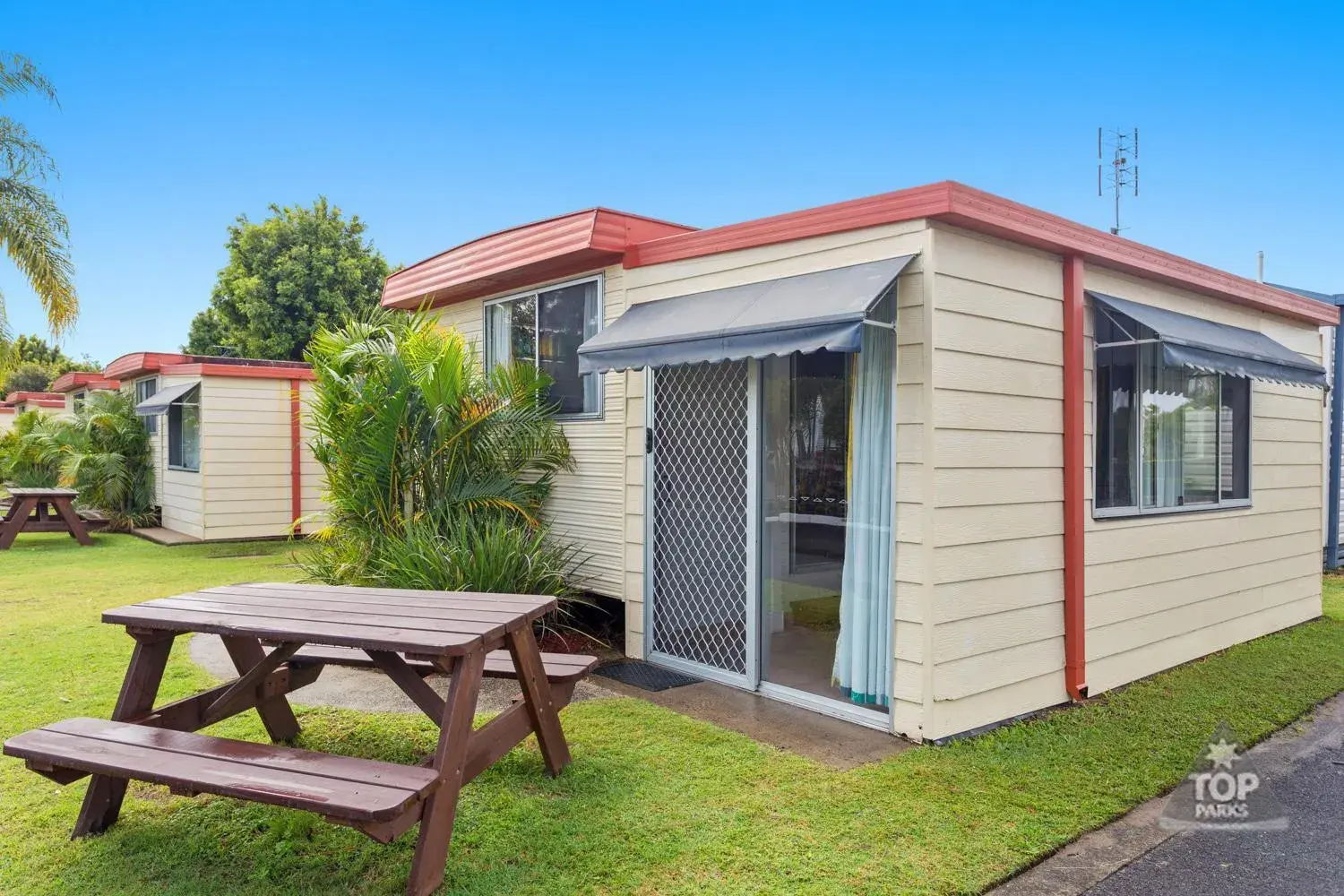 Family Bungalow - External Ensuite in Pyramid Holiday Park Family Bungalow - External Ensuite in Pyramid Holiday Park
