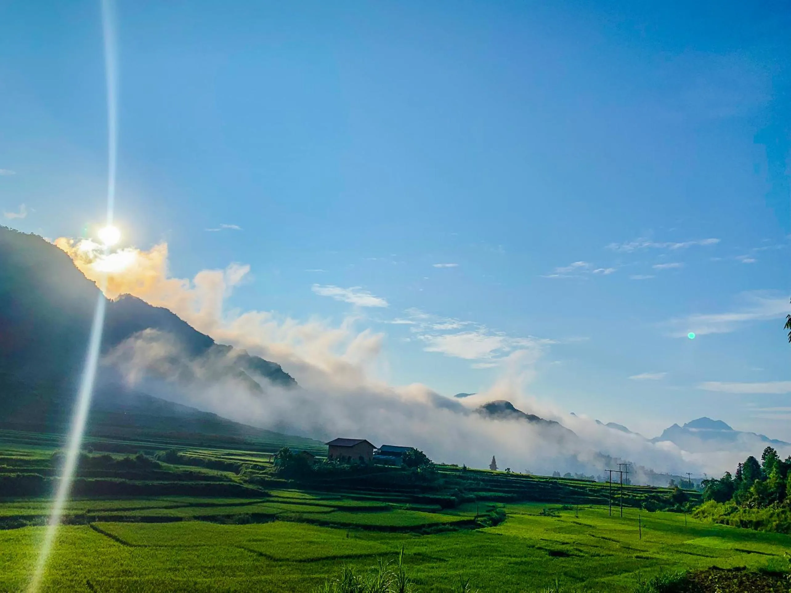 Mountain view in Mun Homestay