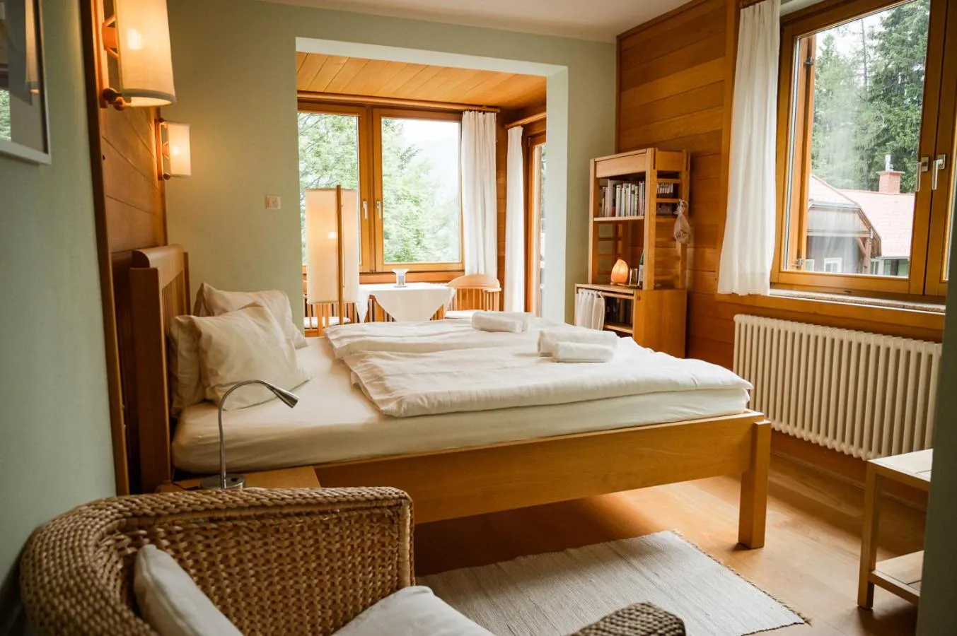 Photo of the whole room, Bed in Panoramahotel Wagner - Das Biohotel am Semmering
