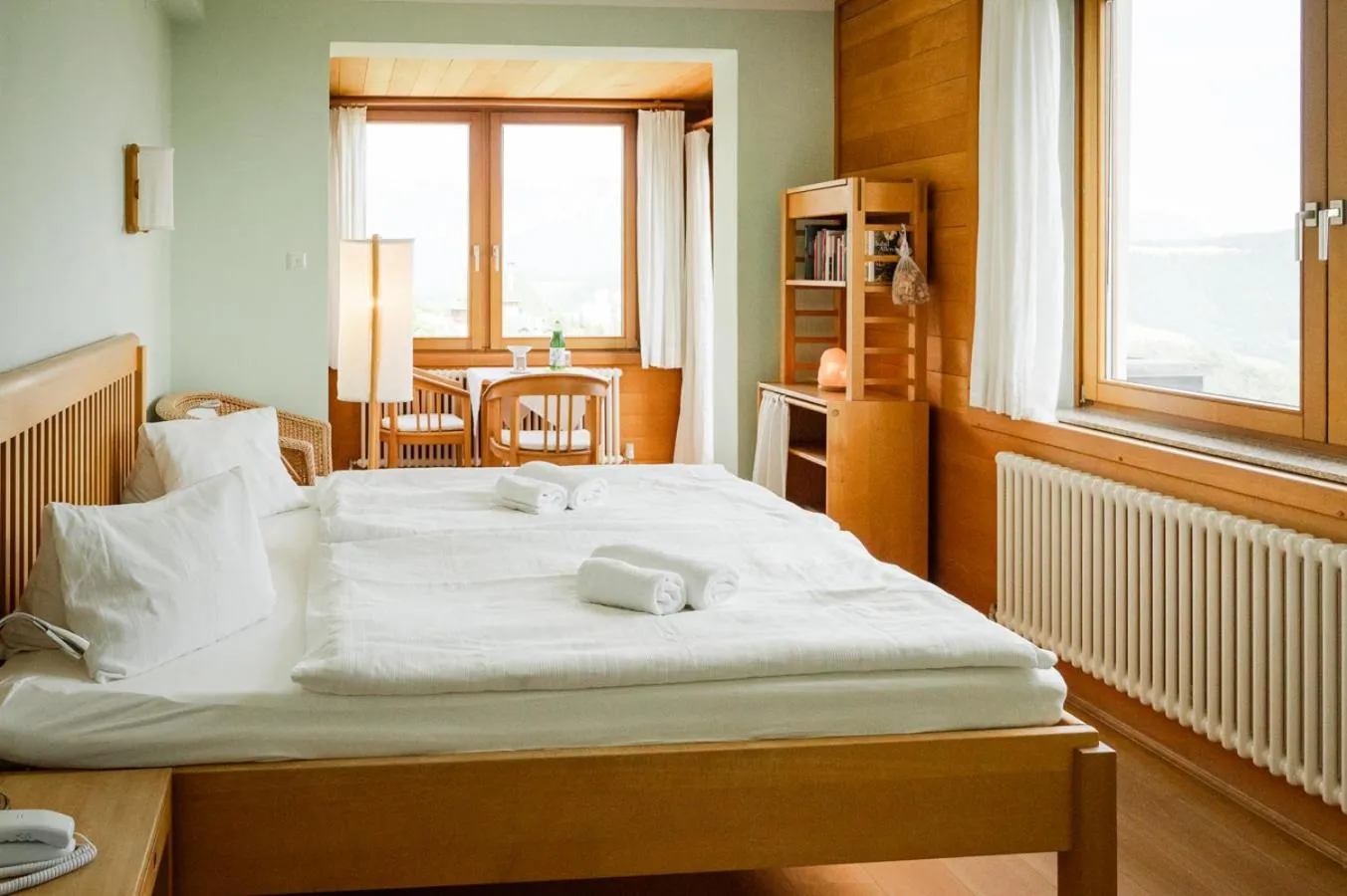 Bed in Panoramahotel Wagner - Das Biohotel am Semmering