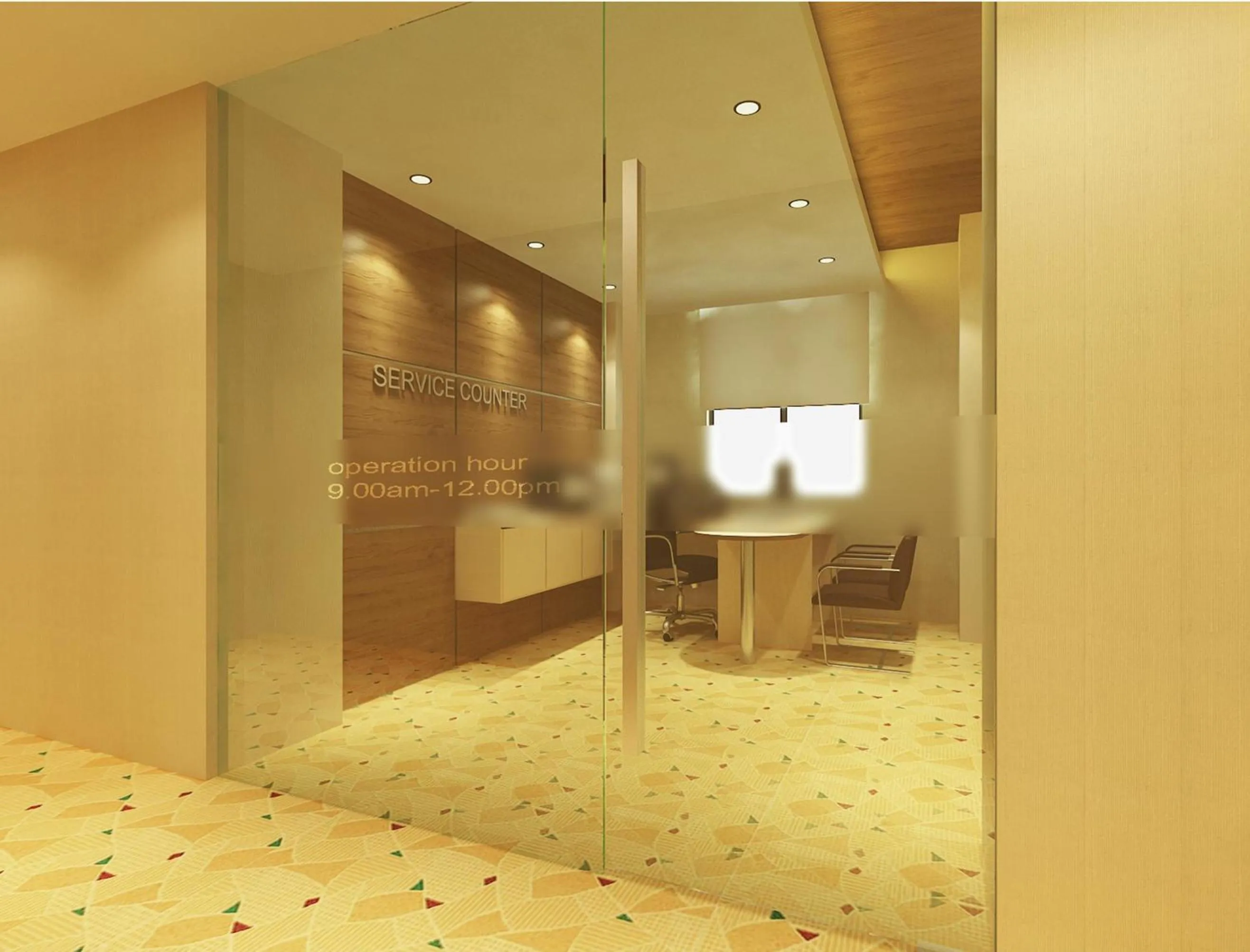 Area and facilities in Hallmark Crown Hotel