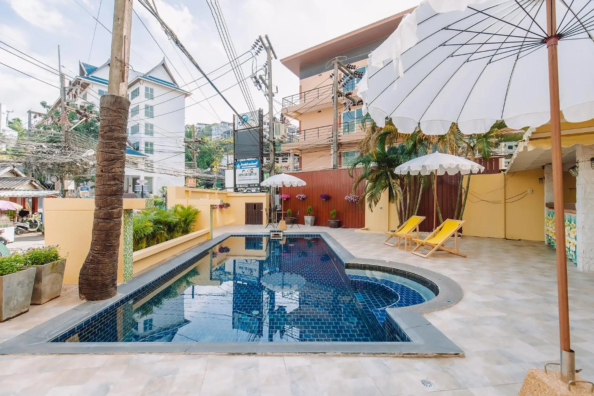 Swimming pool in Bauman Ville Hotel