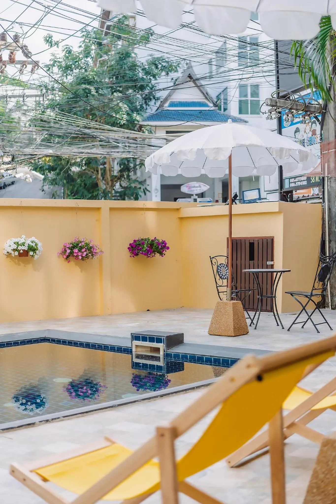 Pool view in Bauman Ville Hotel