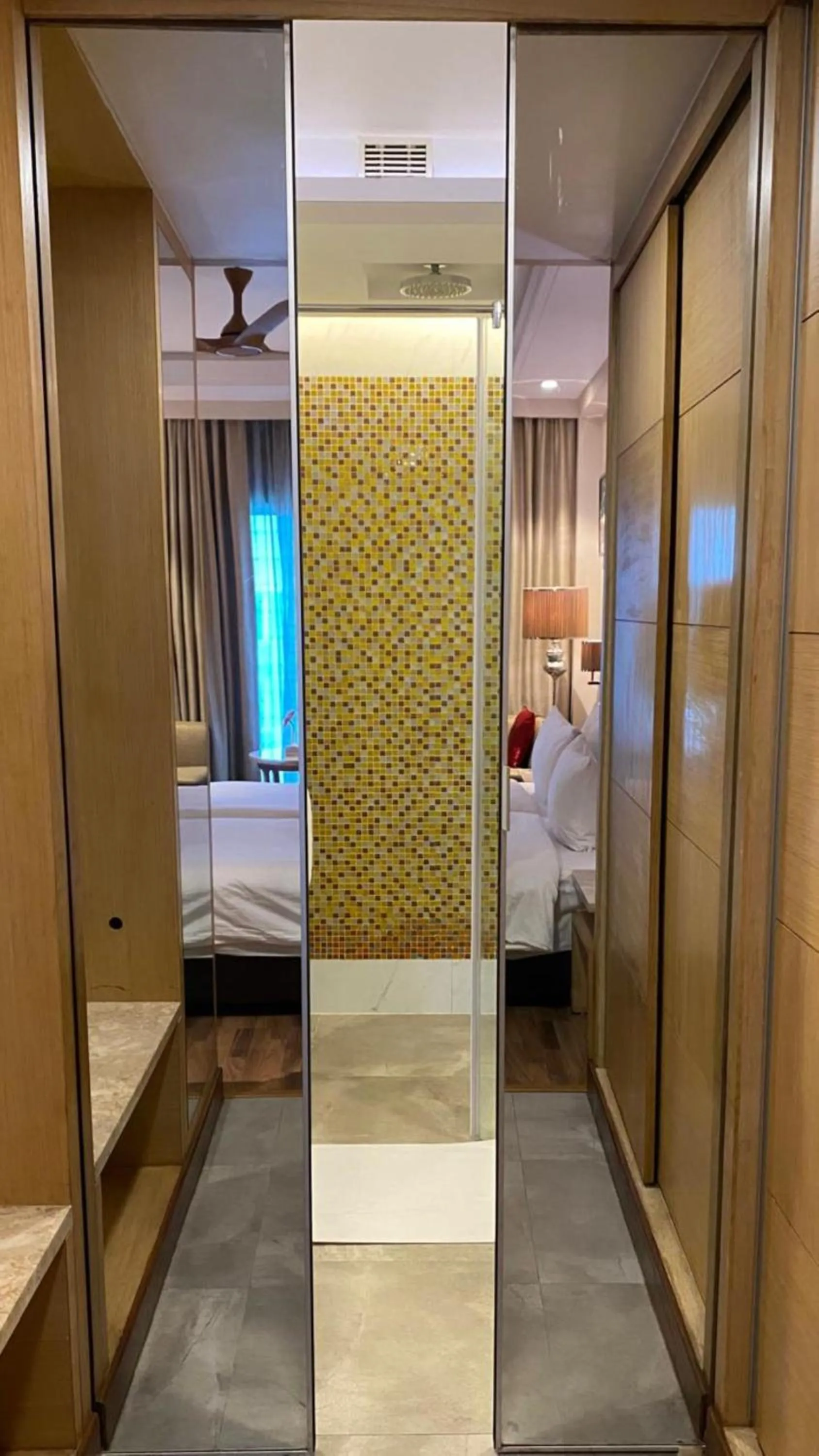 Shower, Bed in Radisson Resort & Spa Kandla
