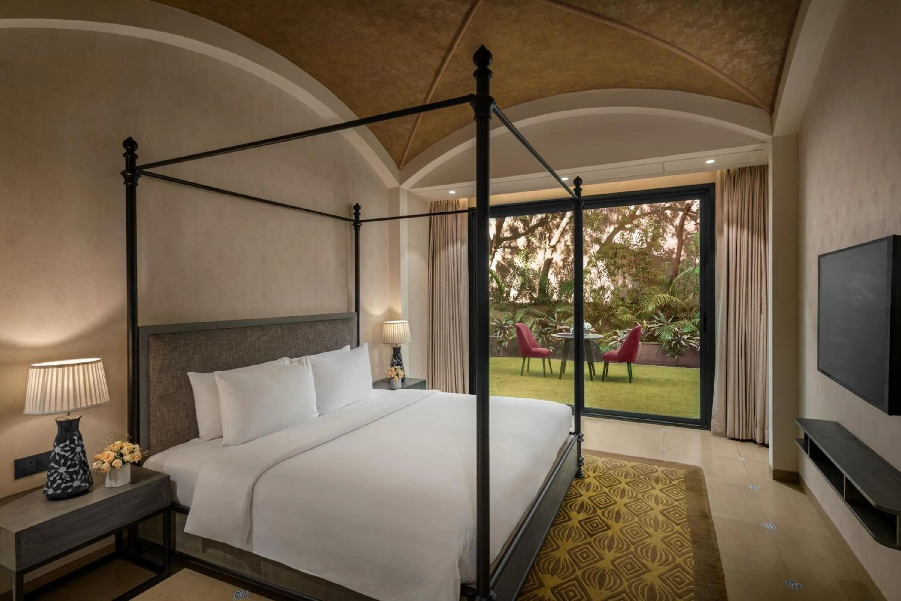 Natural landscape, Bed in Radisson Resort & Spa Kandla