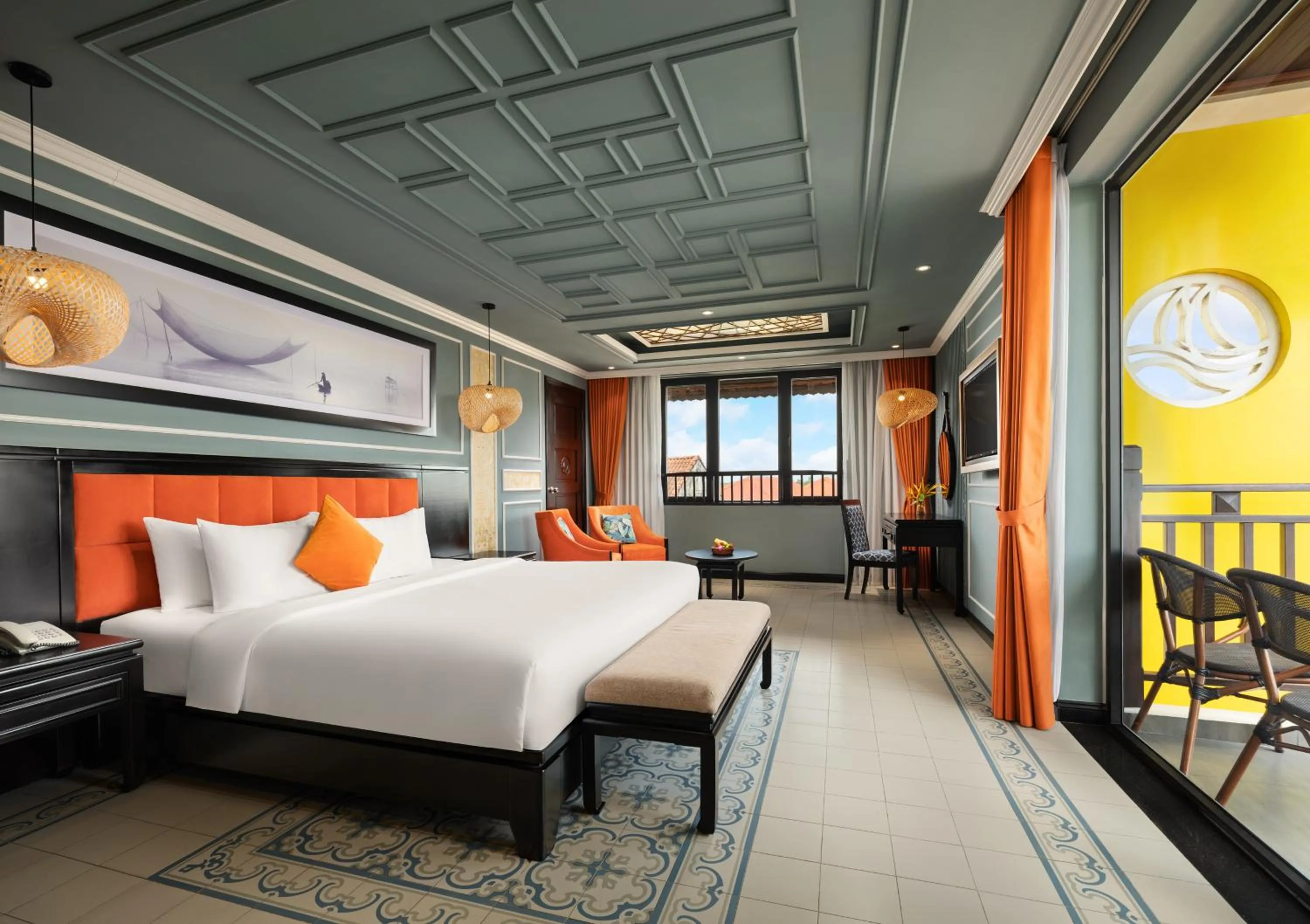 Bed in Bel Marina Hoi An Resort