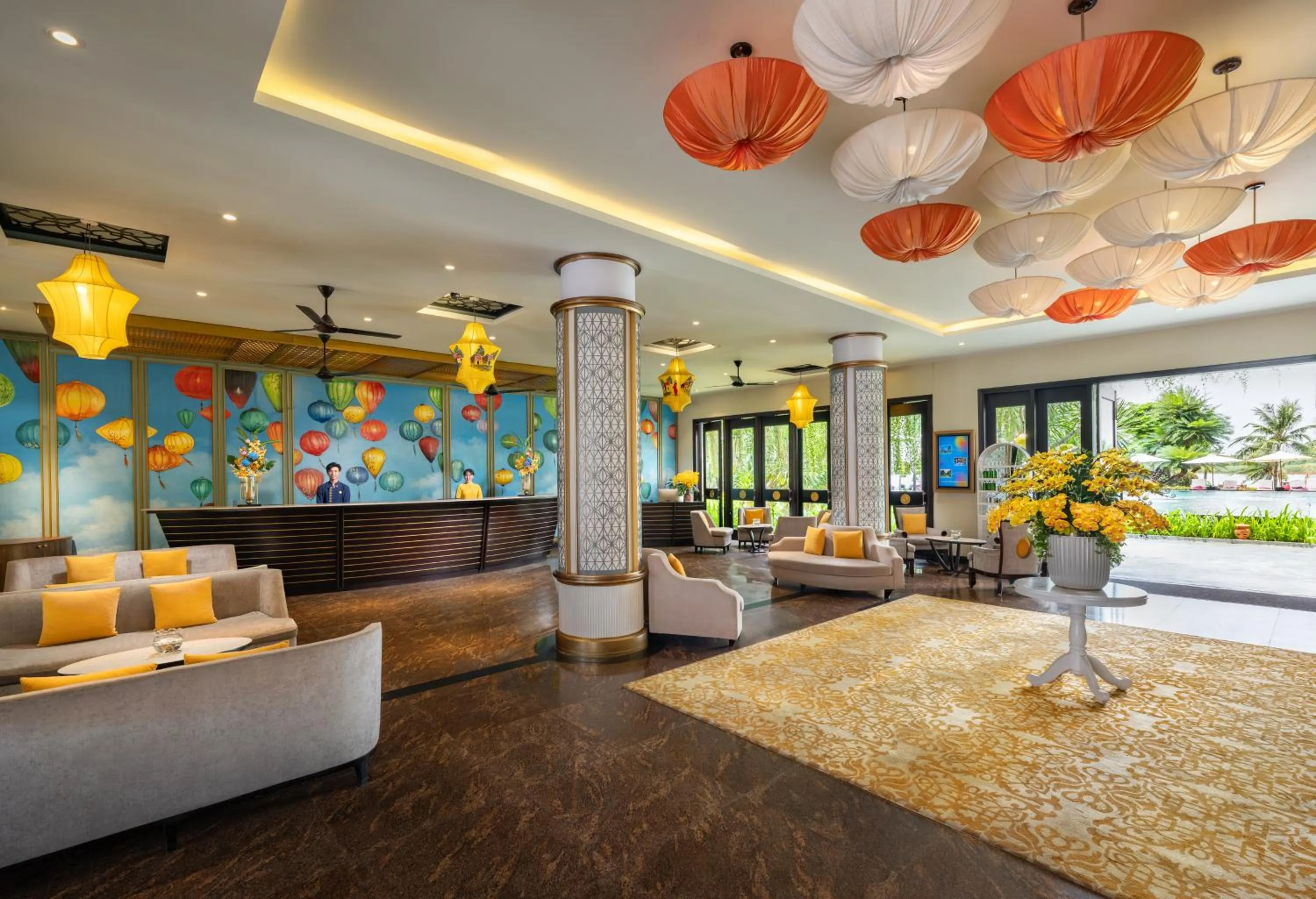 Lobby or reception in Bel Marina Hoi An Resort