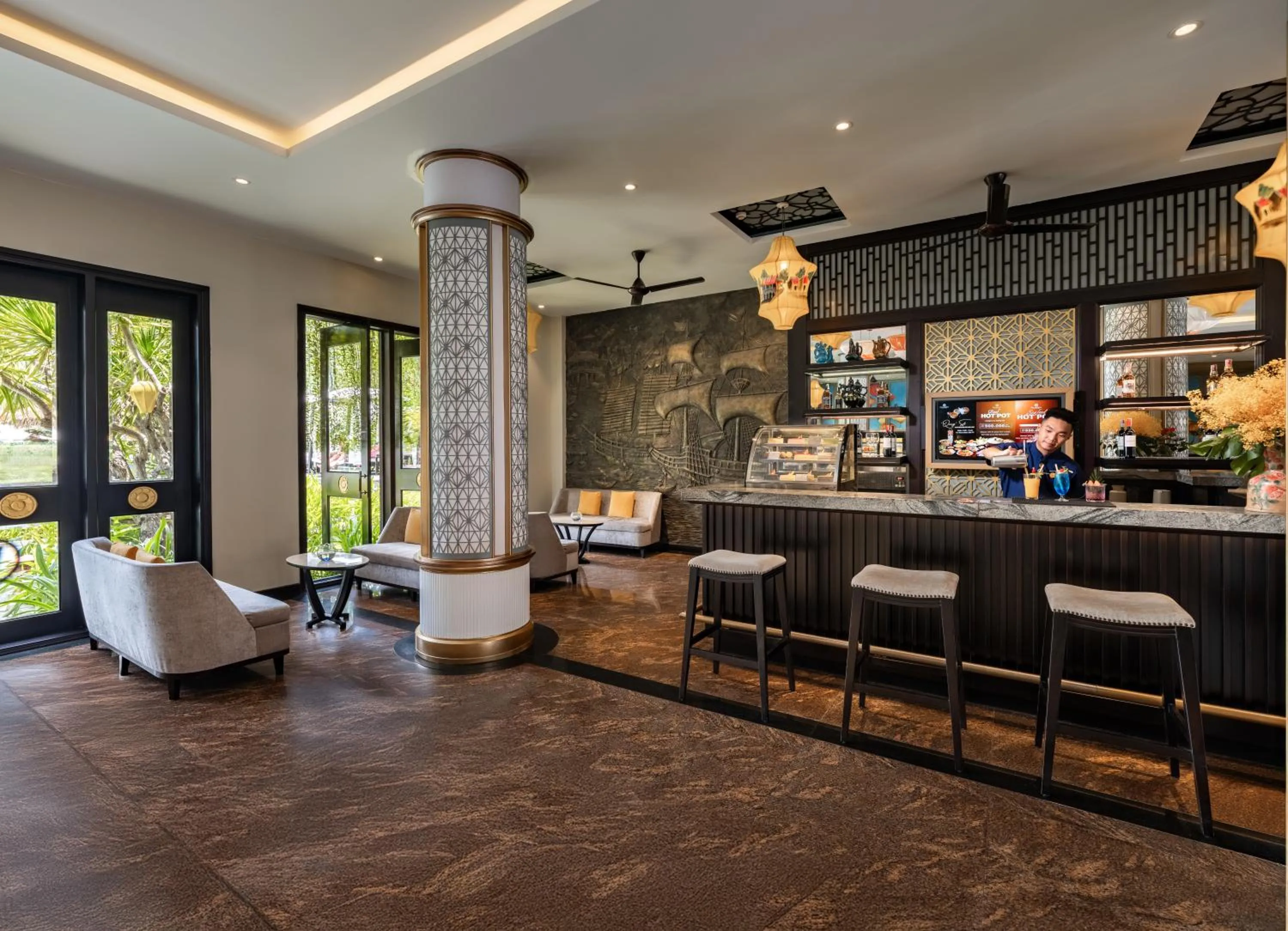 Lobby or reception in Bel Marina Hoi An Resort