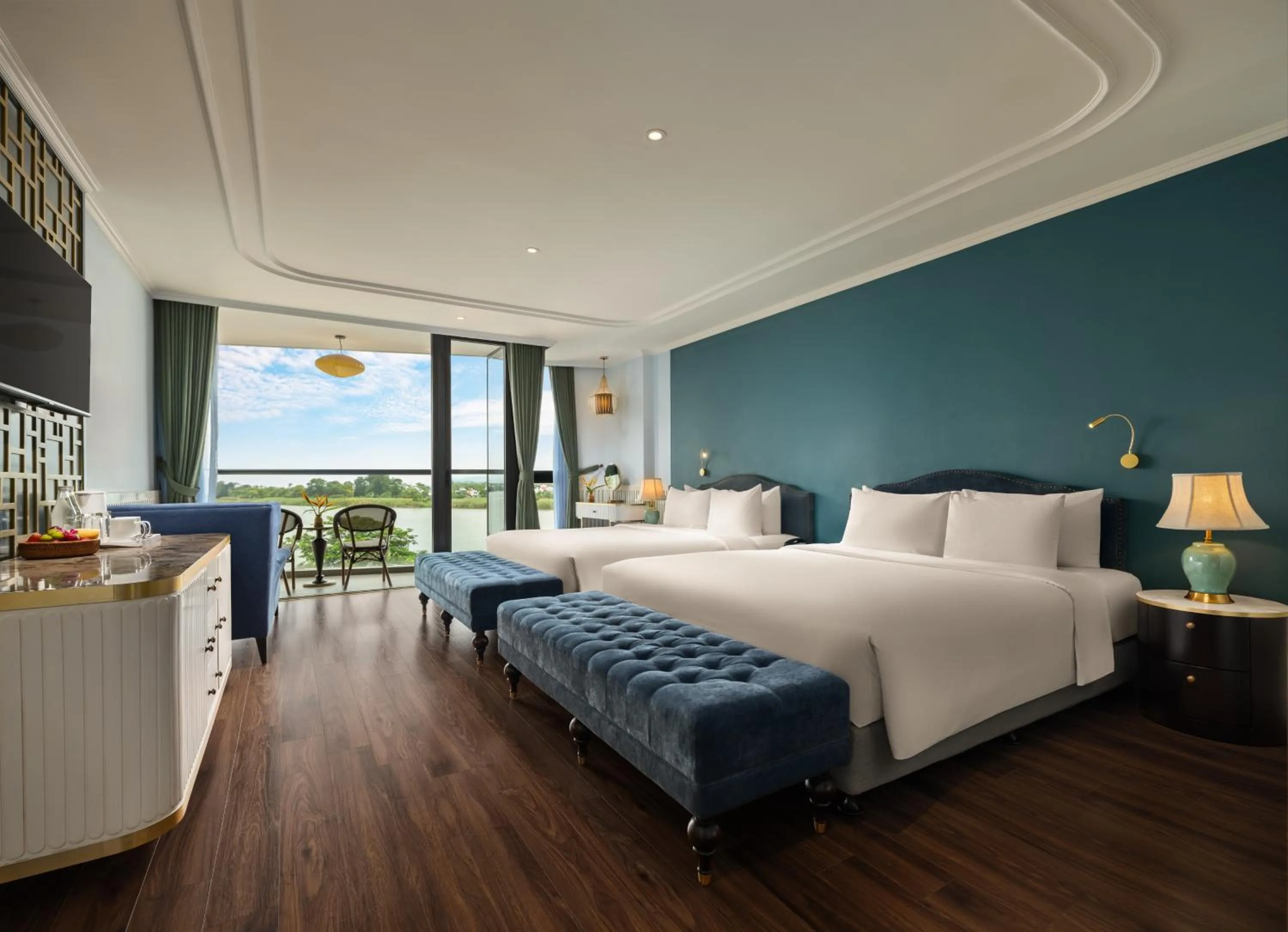 Bed in Bel Marina Hoi An Resort