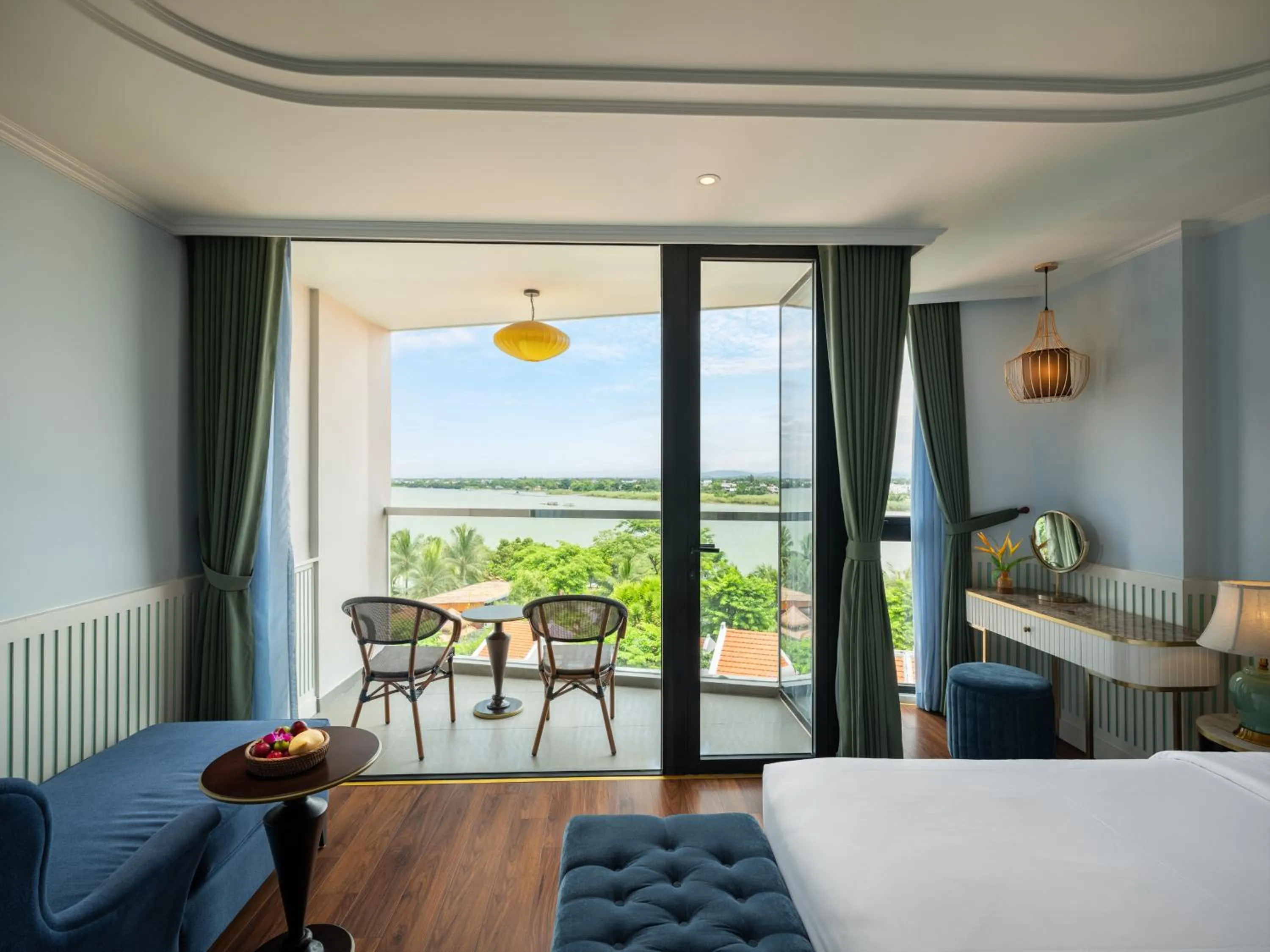 View (from property/room), Bed in Bel Marina Hoi An Resort