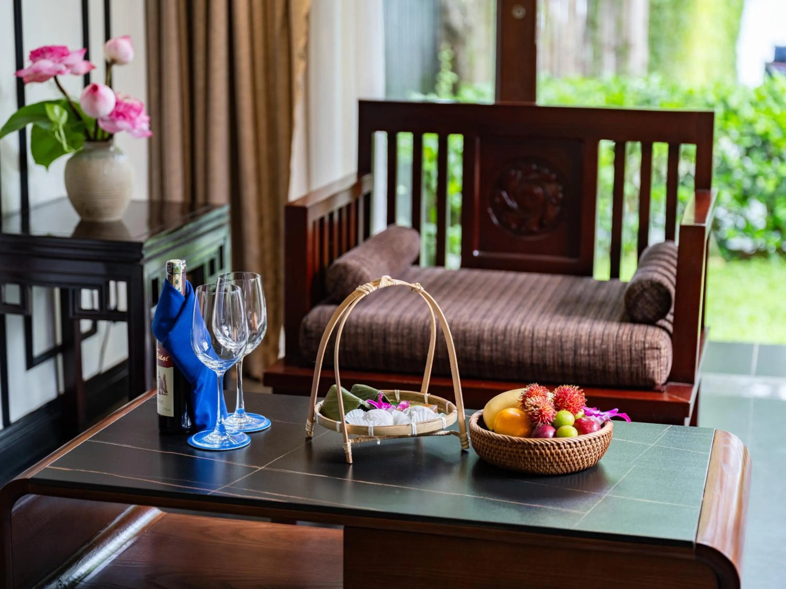 Living room in Bel Marina Hoi An Resort