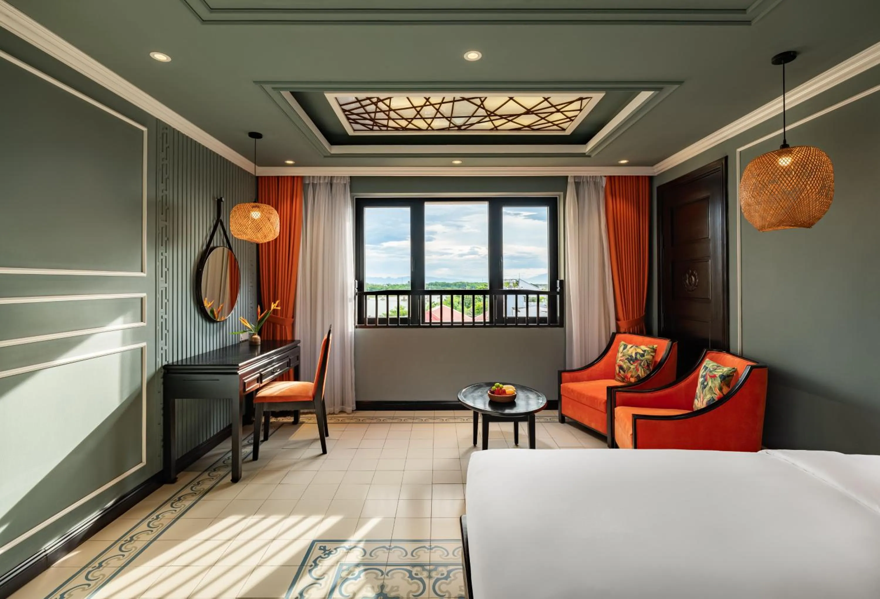 View (from property/room), Bed in Bel Marina Hoi An Resort