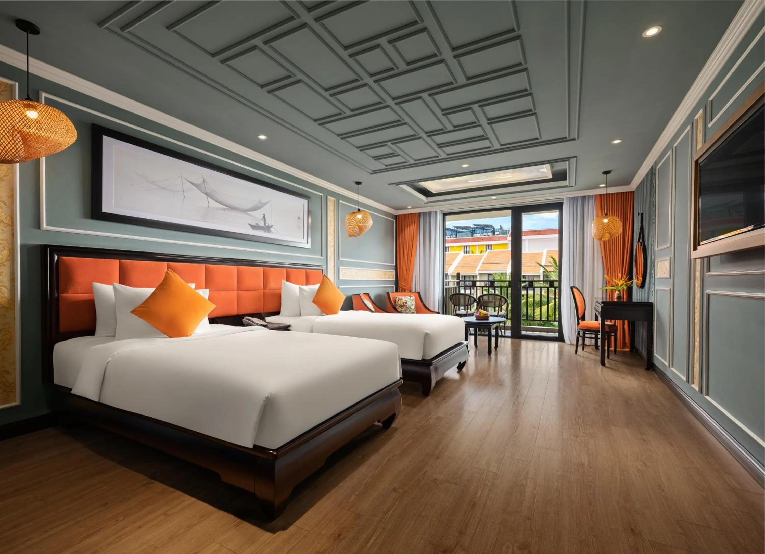 Bed in Bel Marina Hoi An Resort