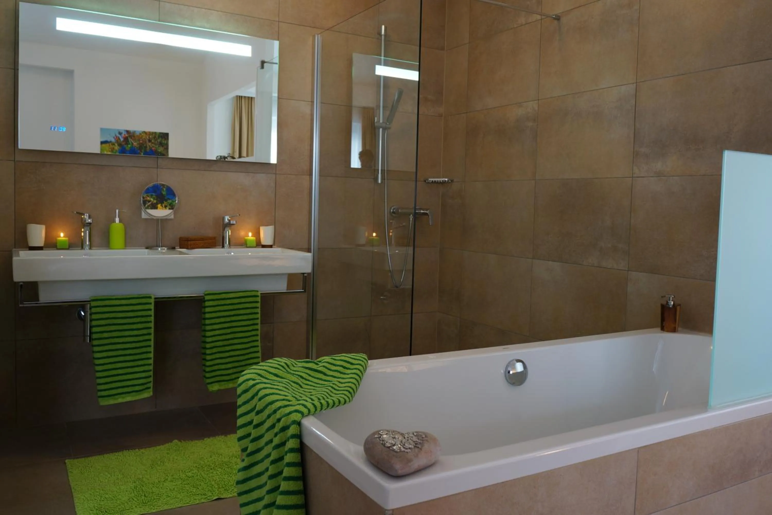 Bathroom in Aparthotel Bergtraum