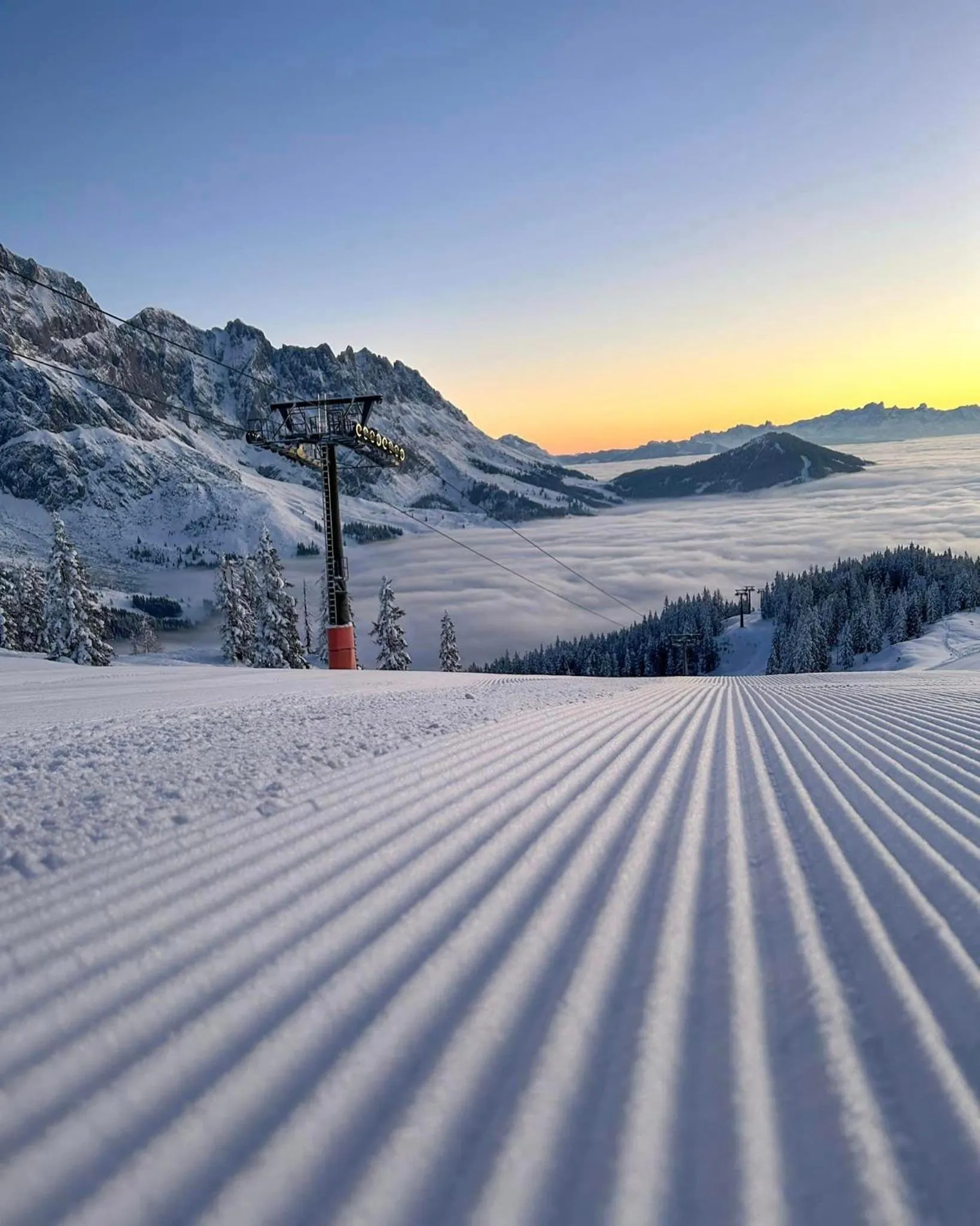 Natural landscape in Aparthotel Bergtraum