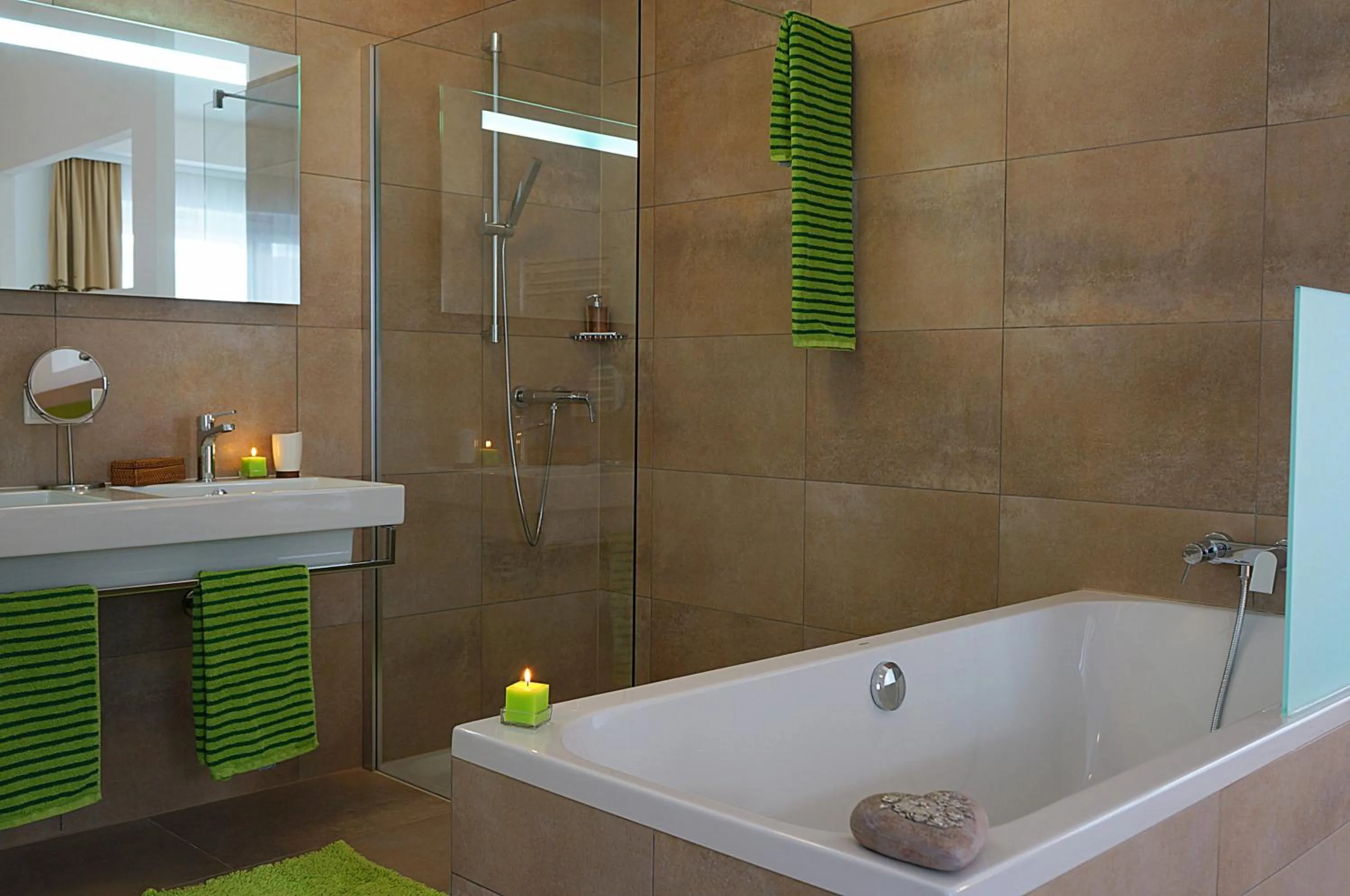 Bathroom in Aparthotel Bergtraum