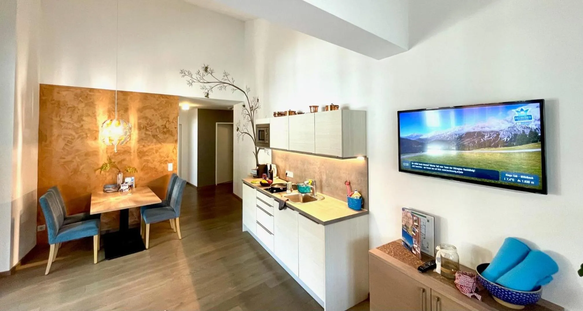 Living room in Aparthotel Bergtraum