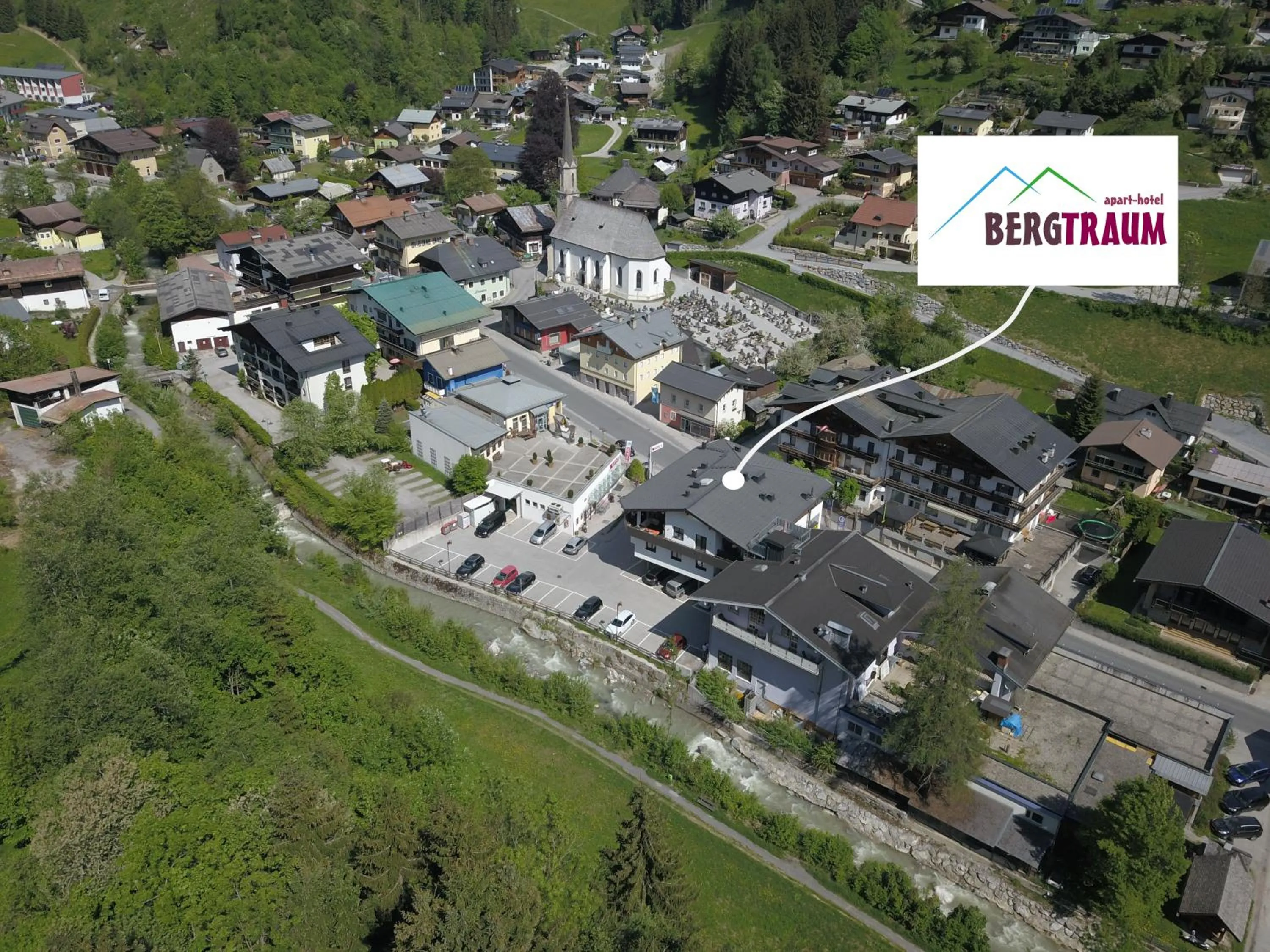 Bird's eye view in Aparthotel Bergtraum