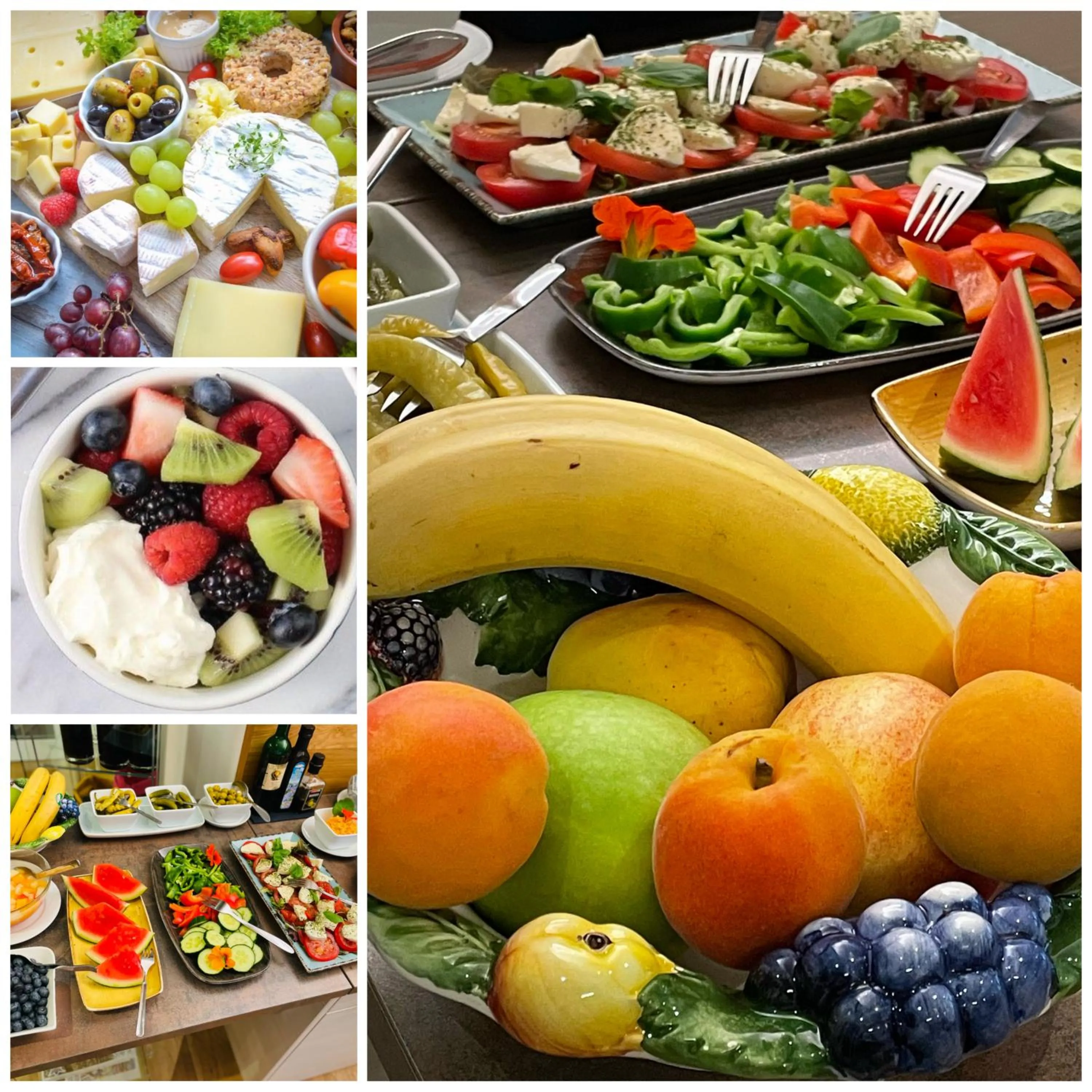 Buffet breakfast in Aparthotel Bergtraum