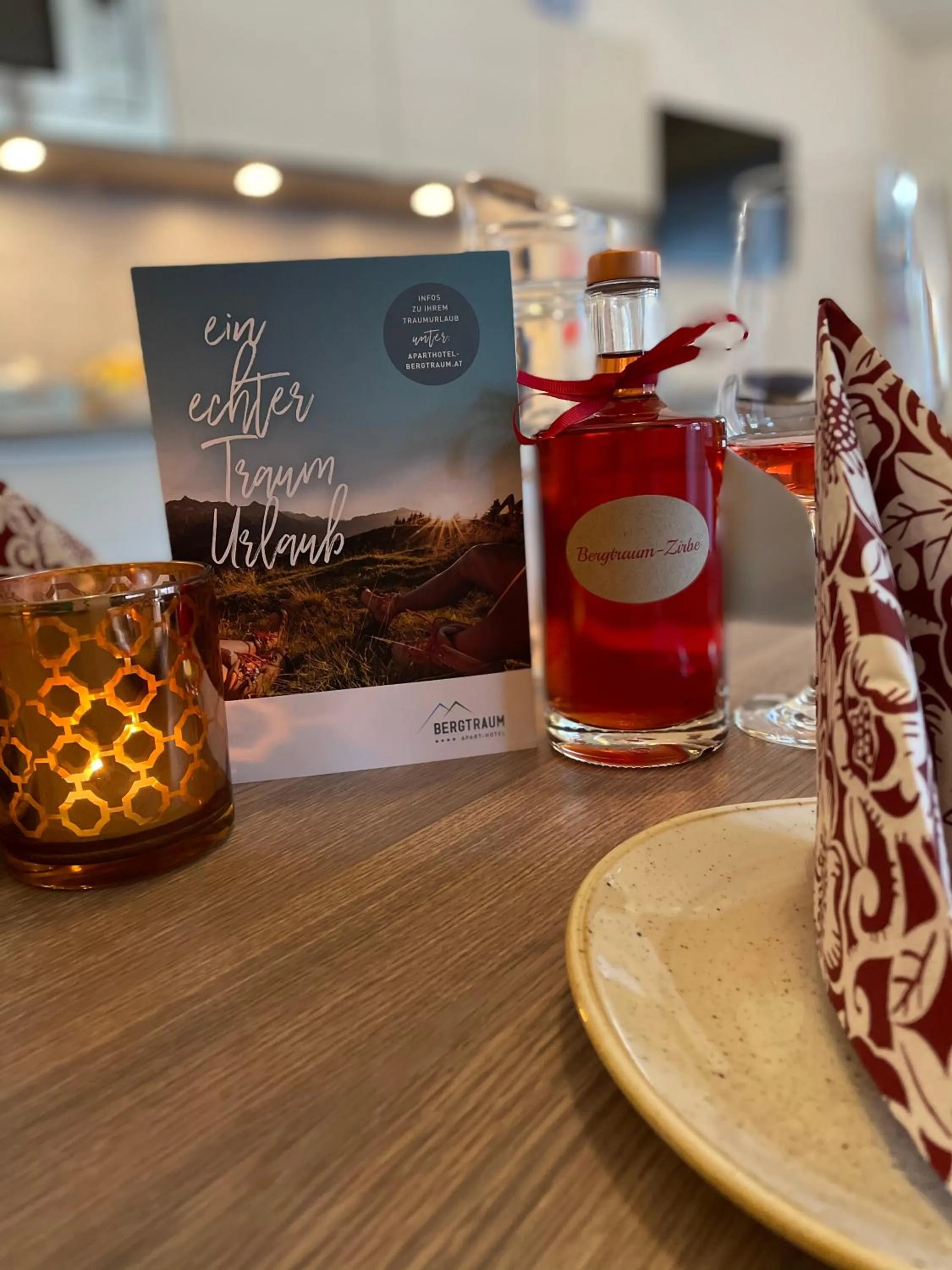 Food and drinks in Aparthotel Bergtraum