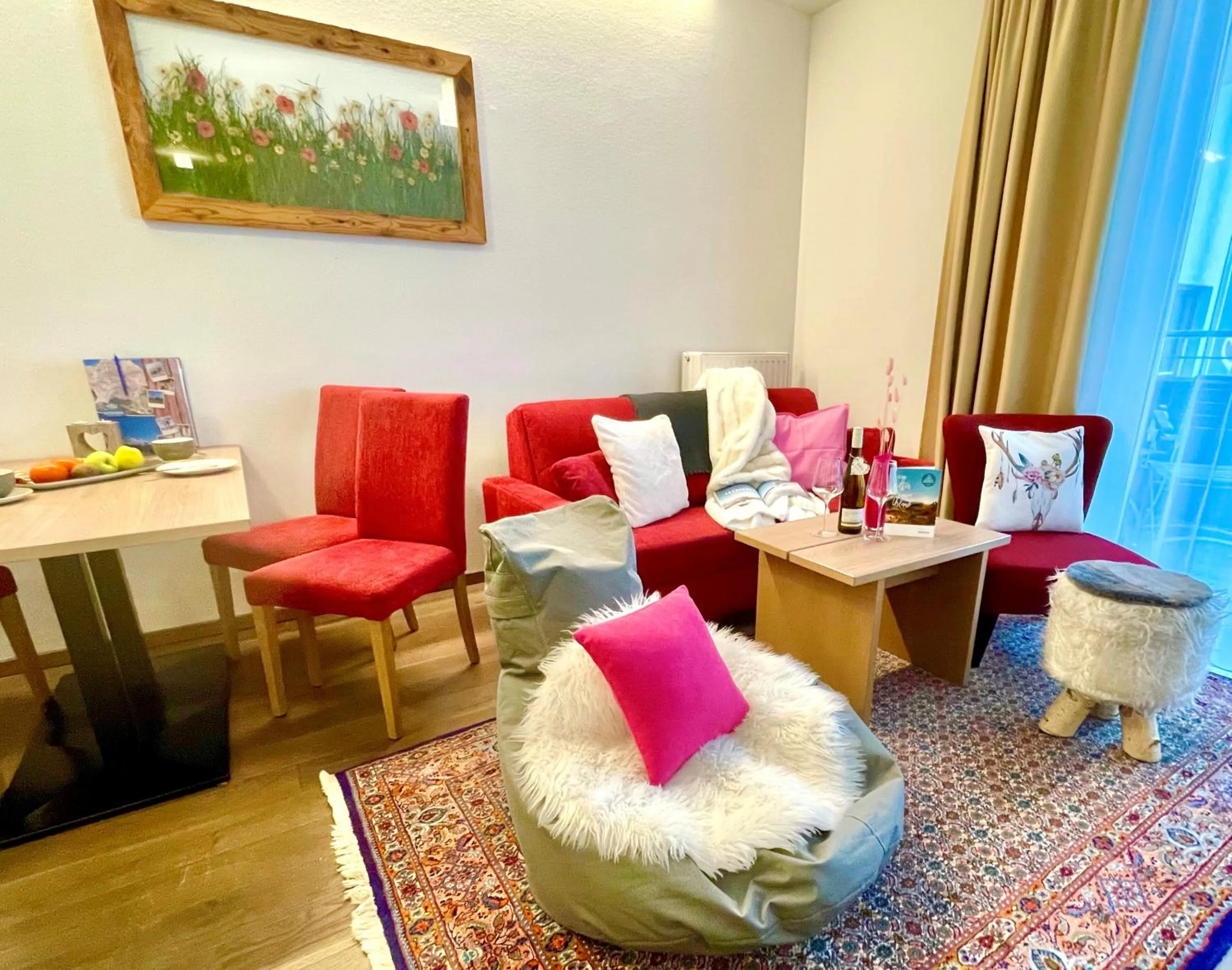 Living room in Aparthotel Bergtraum