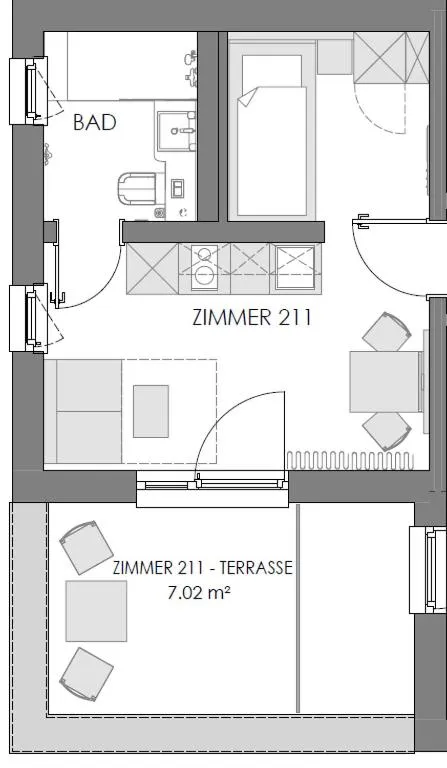 Floor plan in INhouse - Wohnen auf Zeit