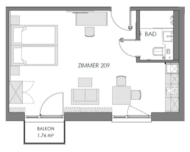 Floor plan in INhouse - Wohnen auf Zeit