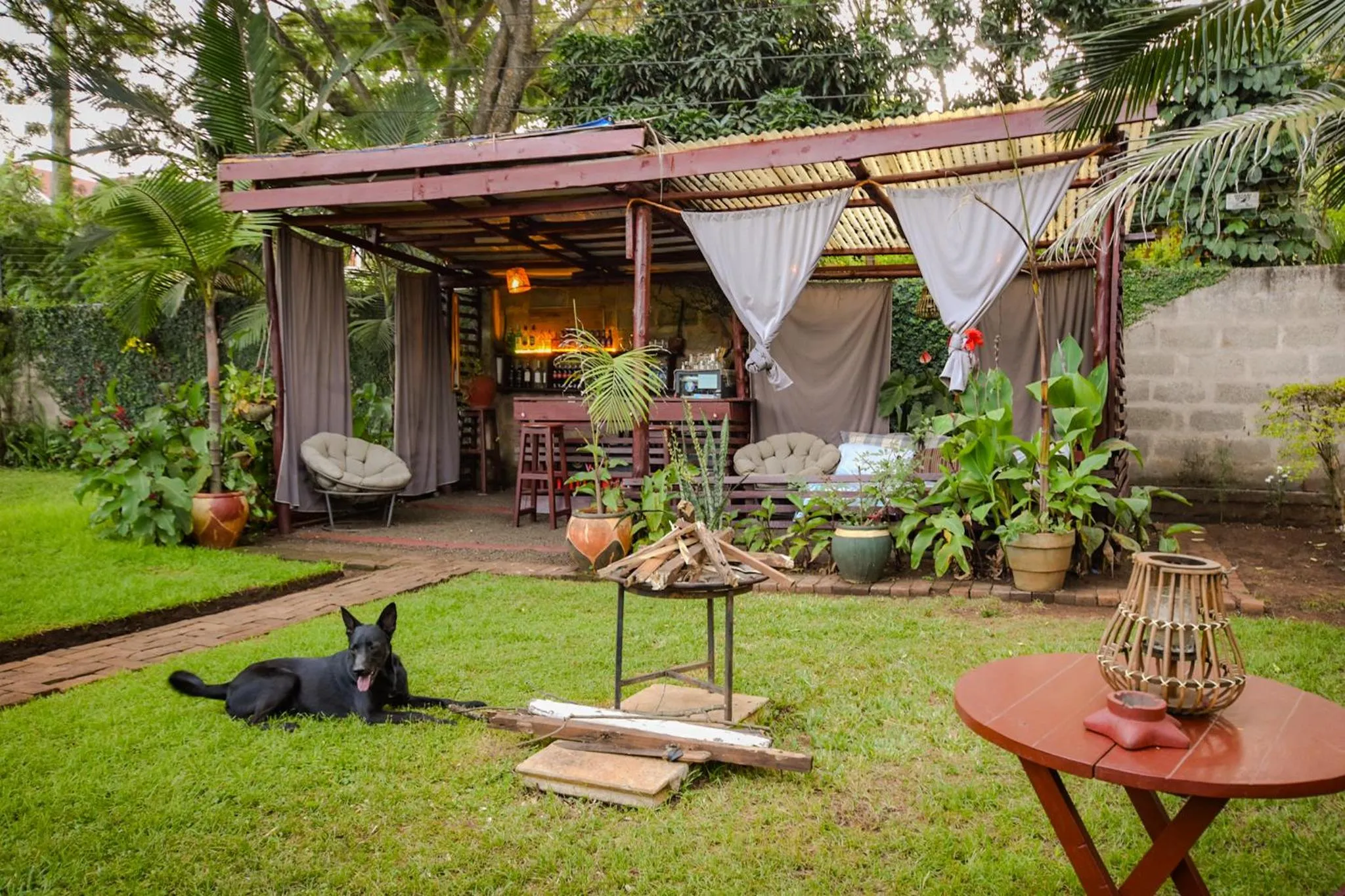Garden in Utamaduni House B&B