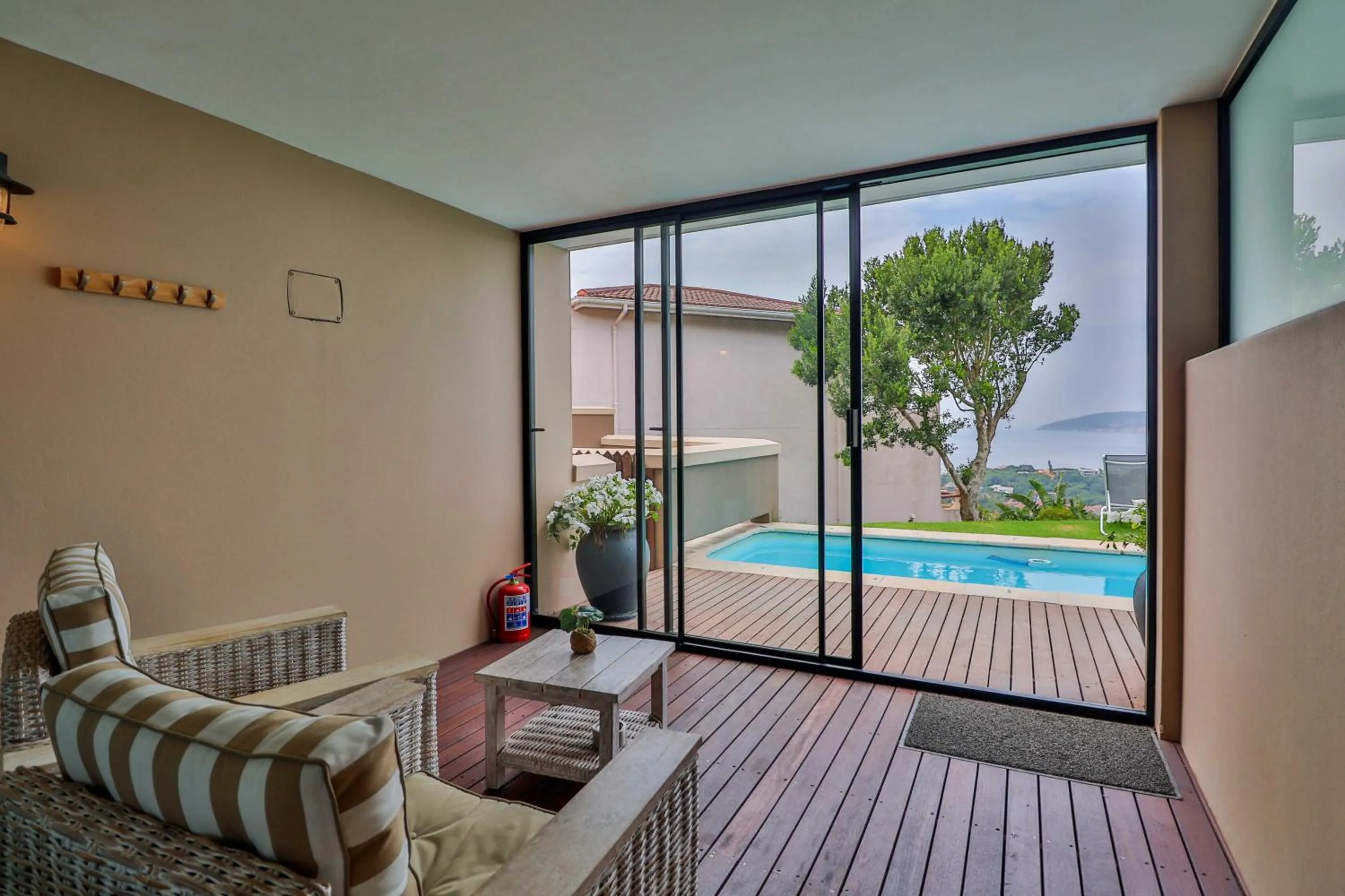 Patio in Belle Vue Ridge BnB,