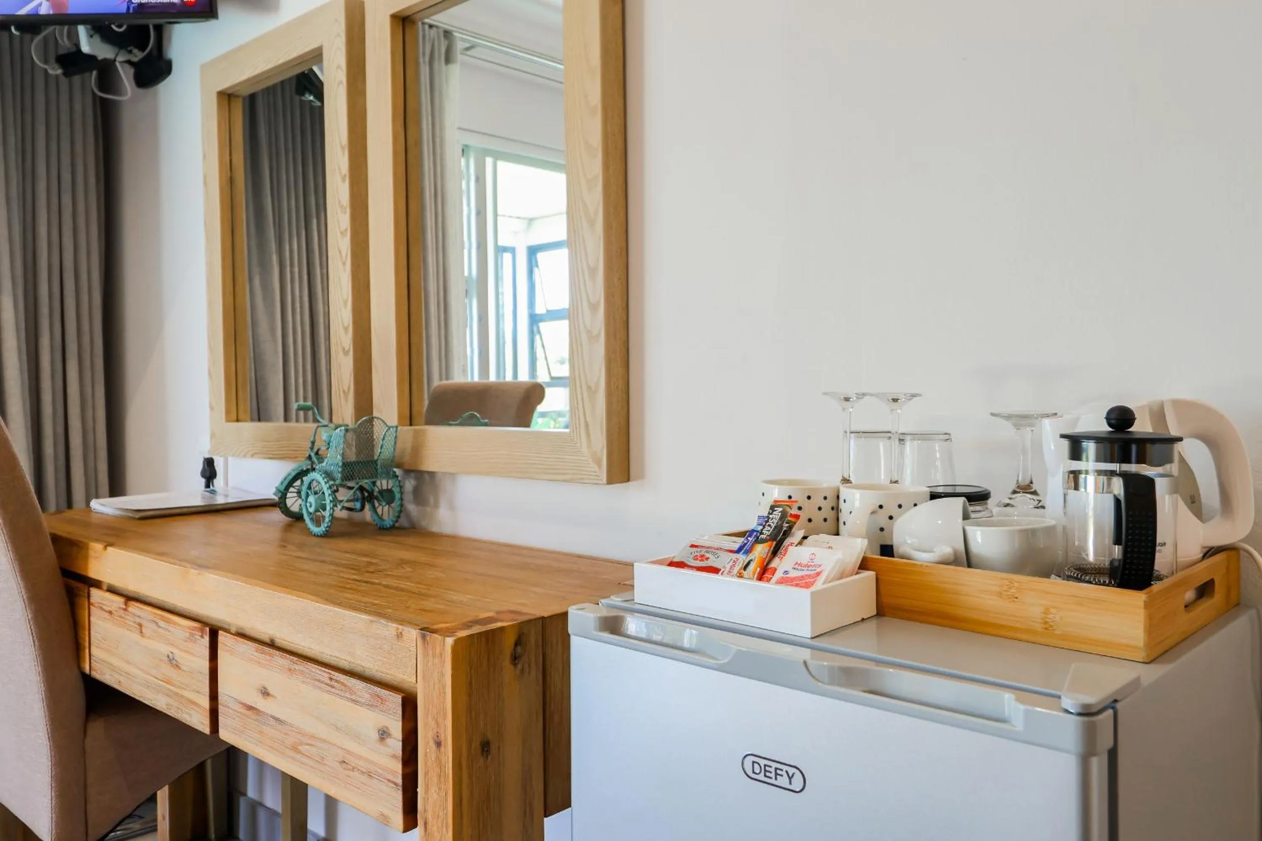 Coffee/tea facilities in Belle Vue Ridge BnB,