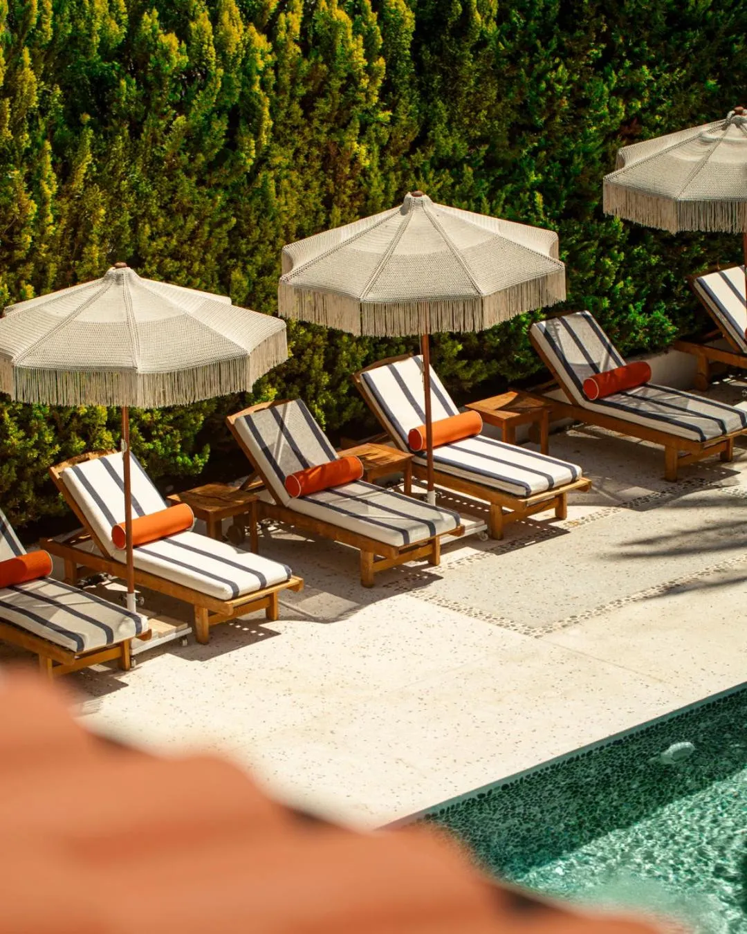 Pool view in Kassandra Boutique Hotel