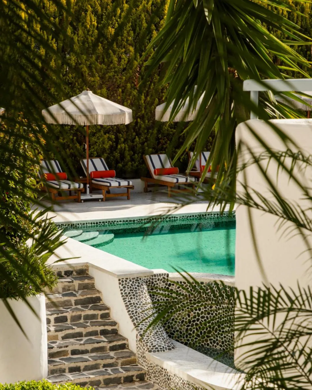 Pool view in Kassandra Boutique Hotel