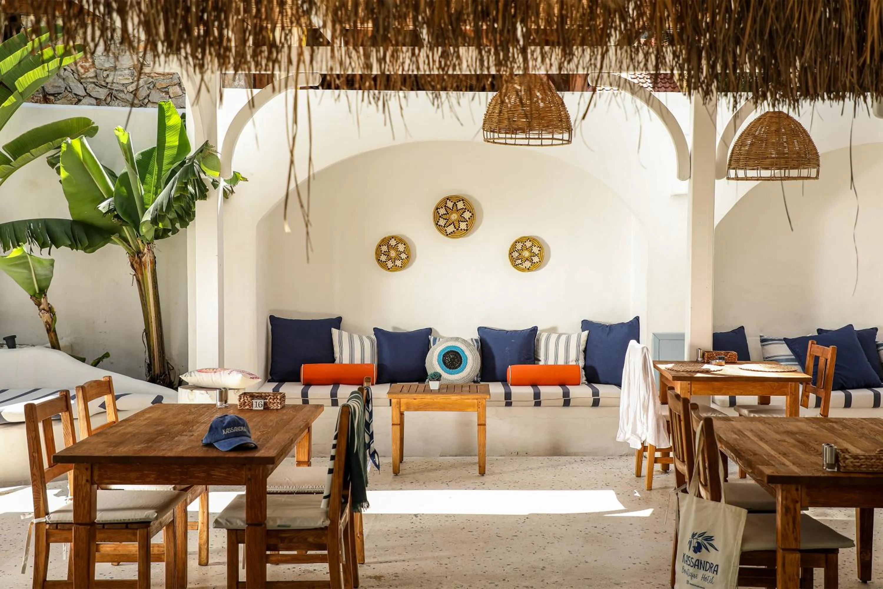 Seating area in Kassandra Boutique Hotel