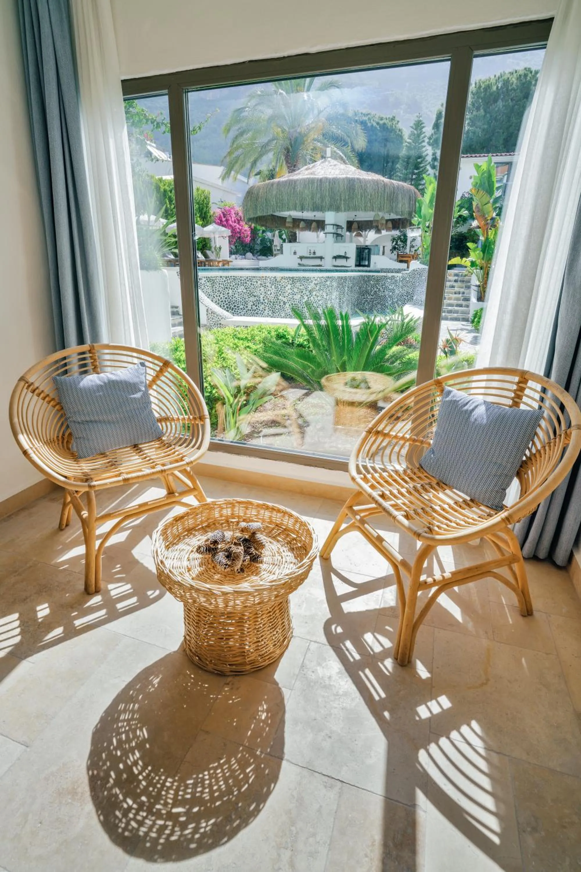 Garden view in Kassandra Boutique Hotel