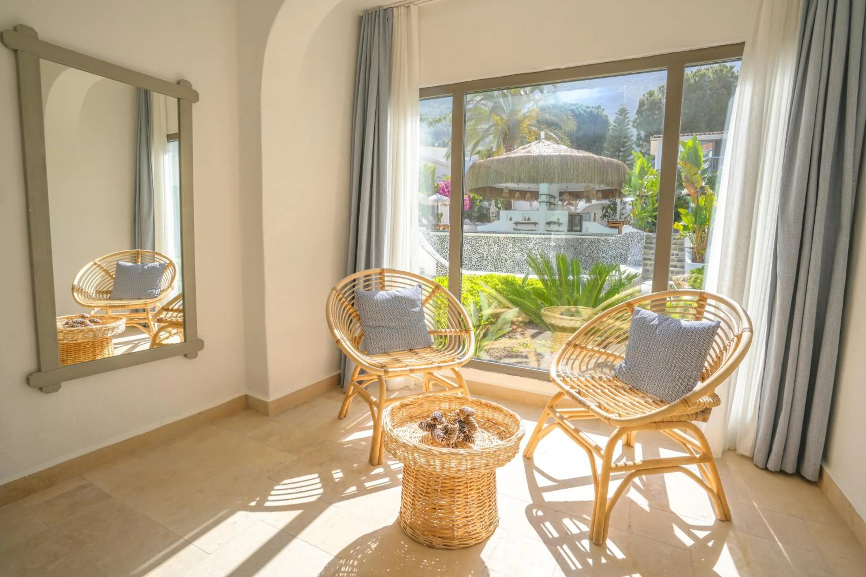 Seating area in Kassandra Boutique Hotel