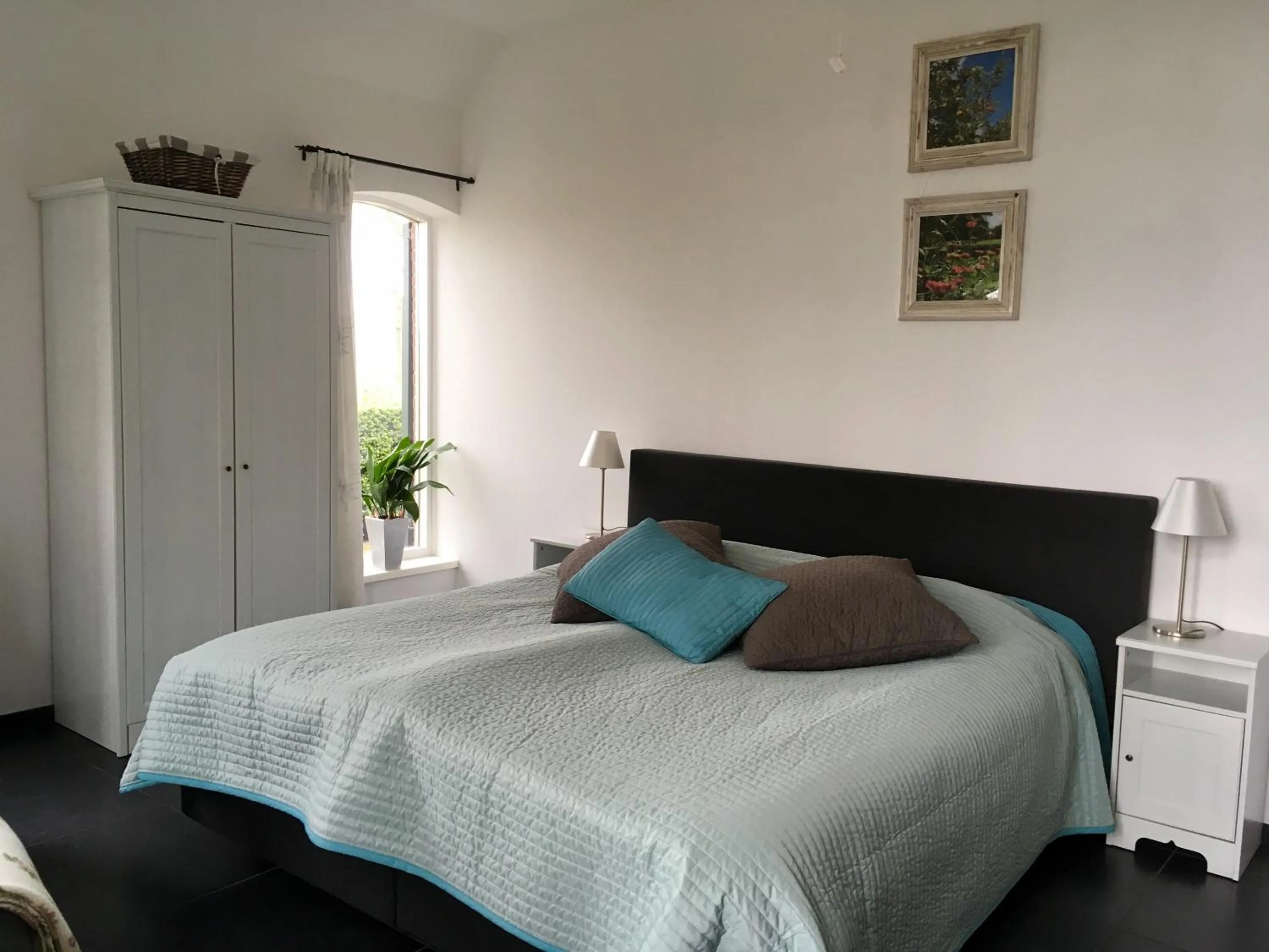 Bed in De Borg Vakantie Appartementen