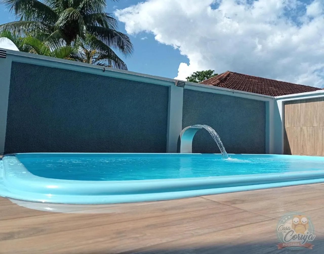 Swimming pool in Casa da Coruja