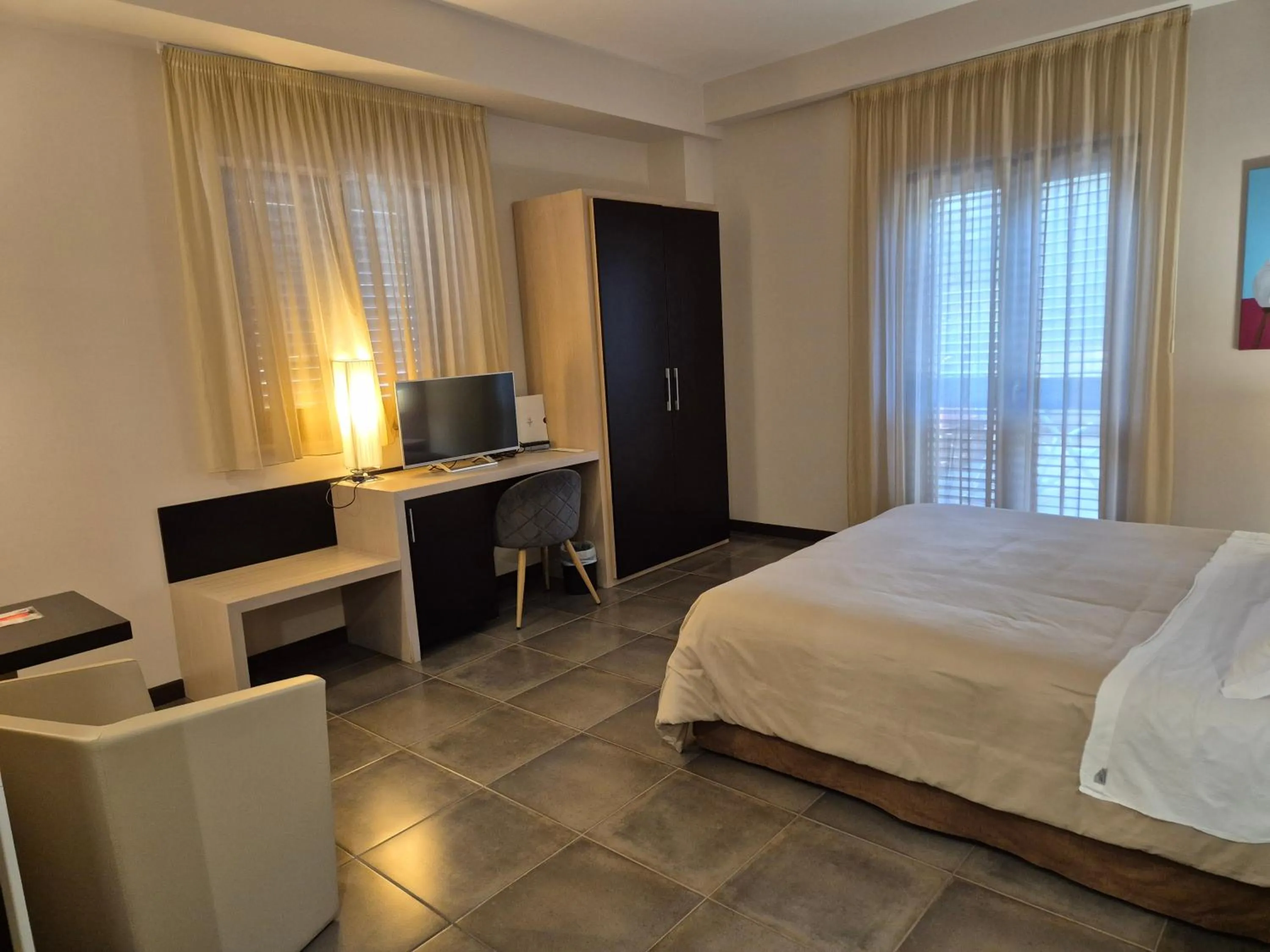 View (from property/room), Bed in Il Castagneto Hotel