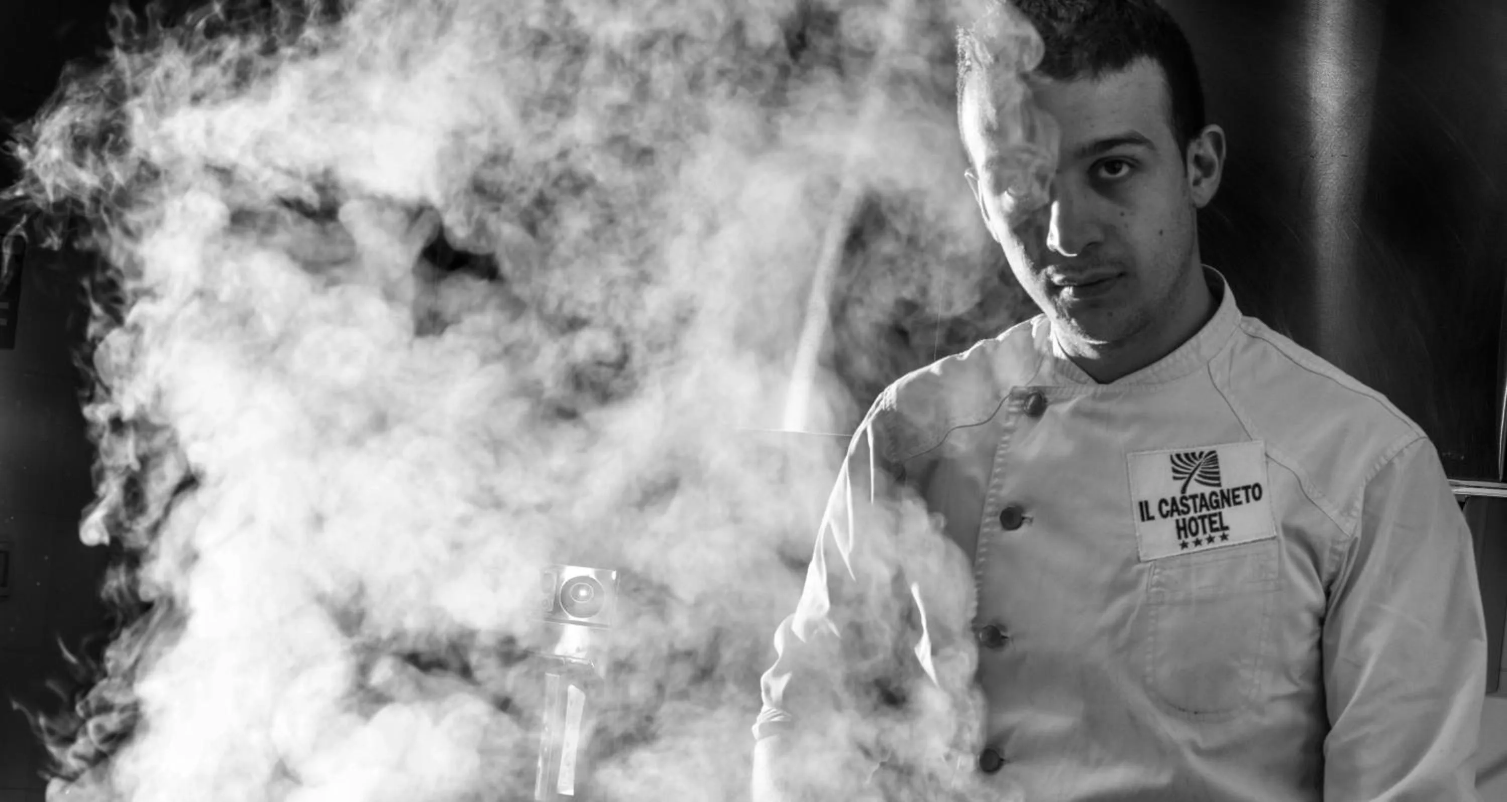 Kitchen or kitchenette in Il Castagneto Hotel